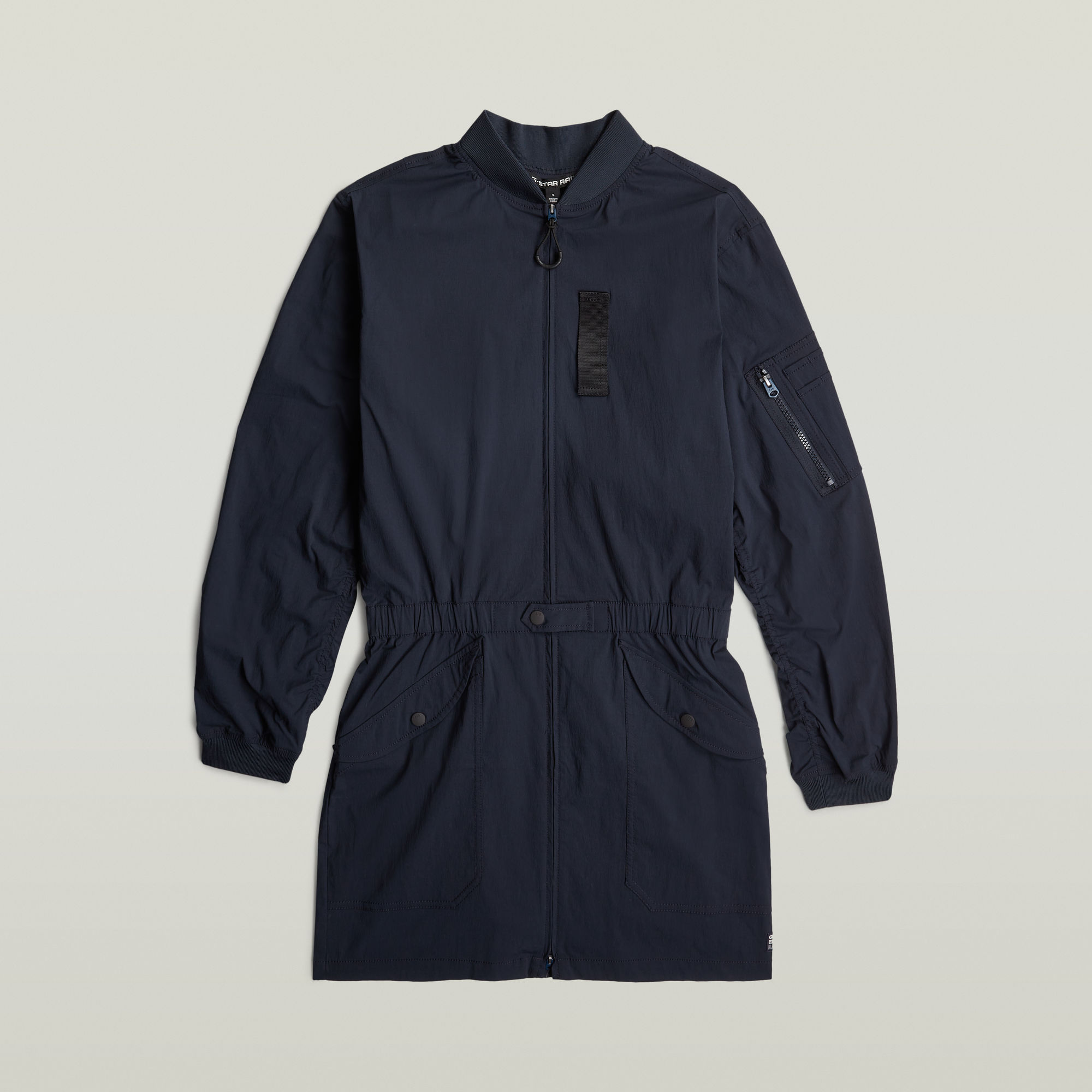 Thumbnail - Bomberkleid - Dunkelblau - Damen