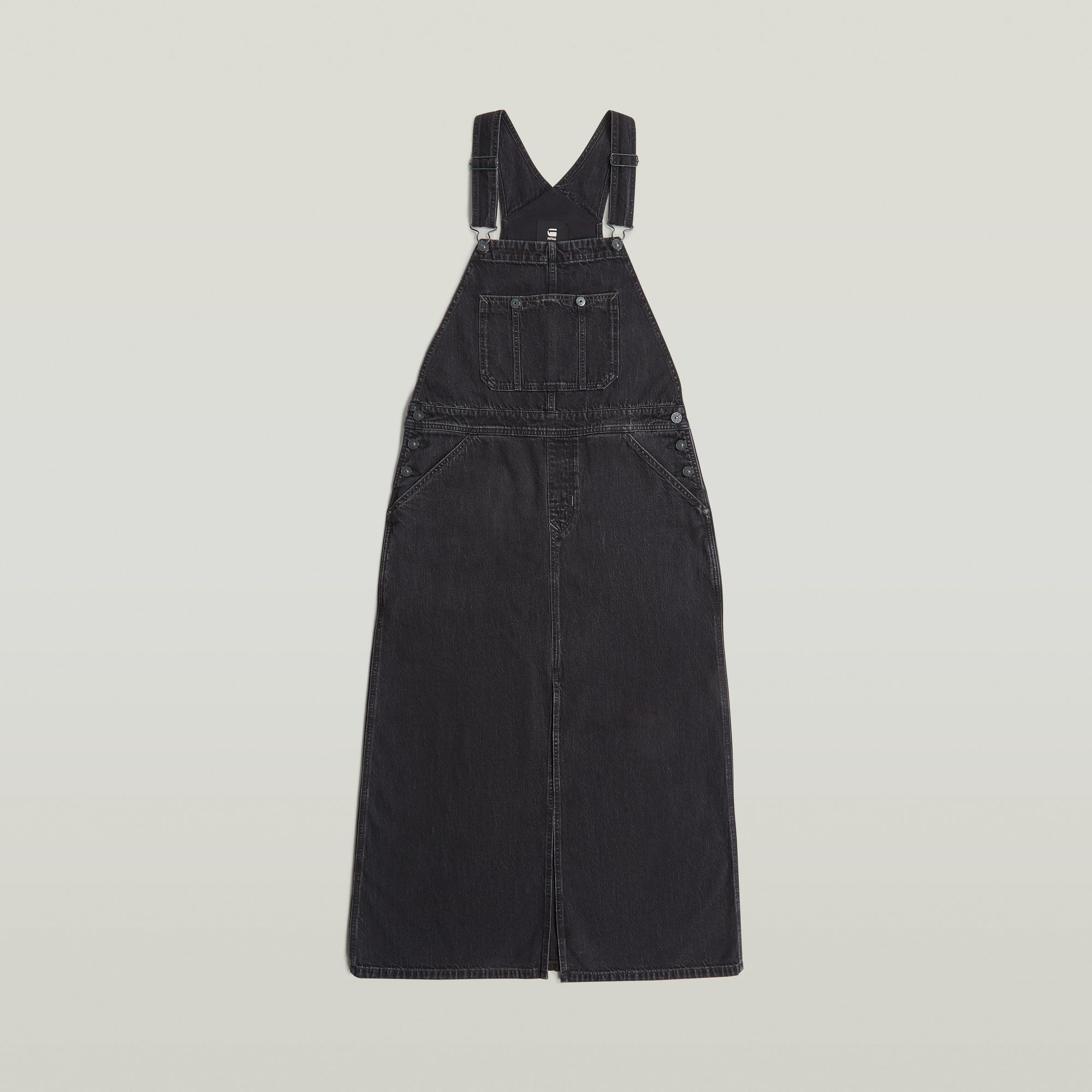 Thumbnail - Skater Maxi Dungaree Kleid - Andere - Damen