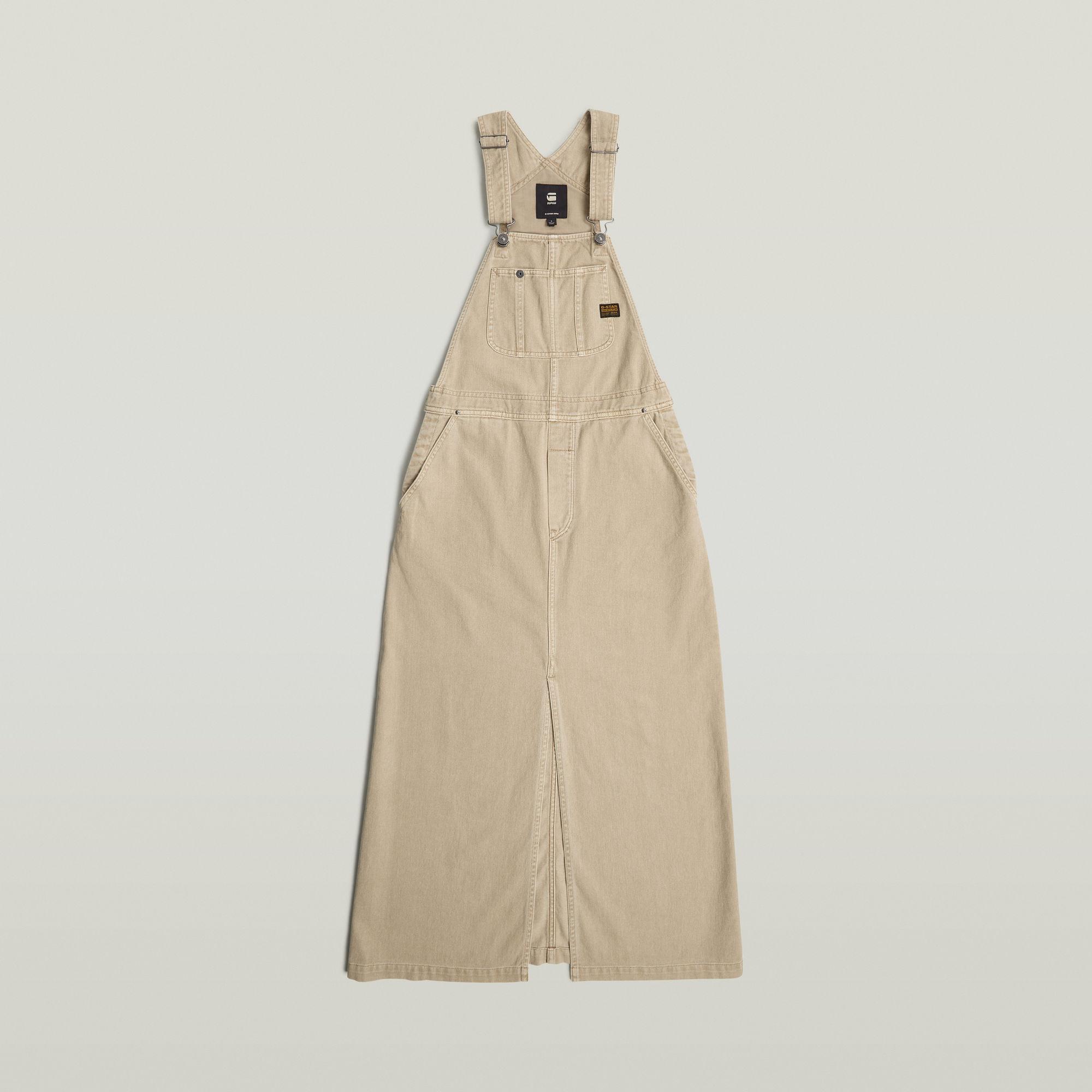 Thumbnail - Dungaree Kleid - Beige - Damen