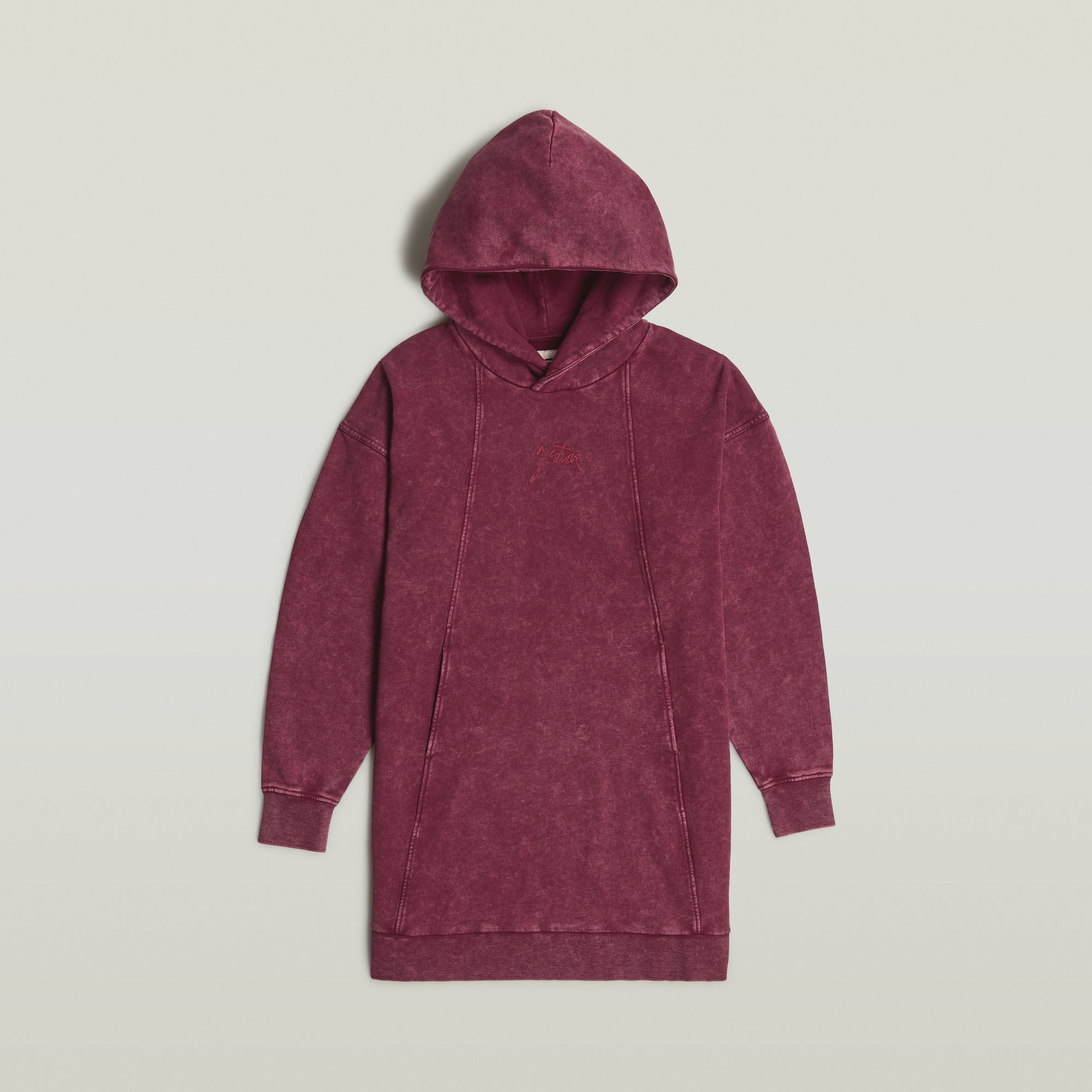 Thumbnail - A Line Sweater Dress - Rot - Damen