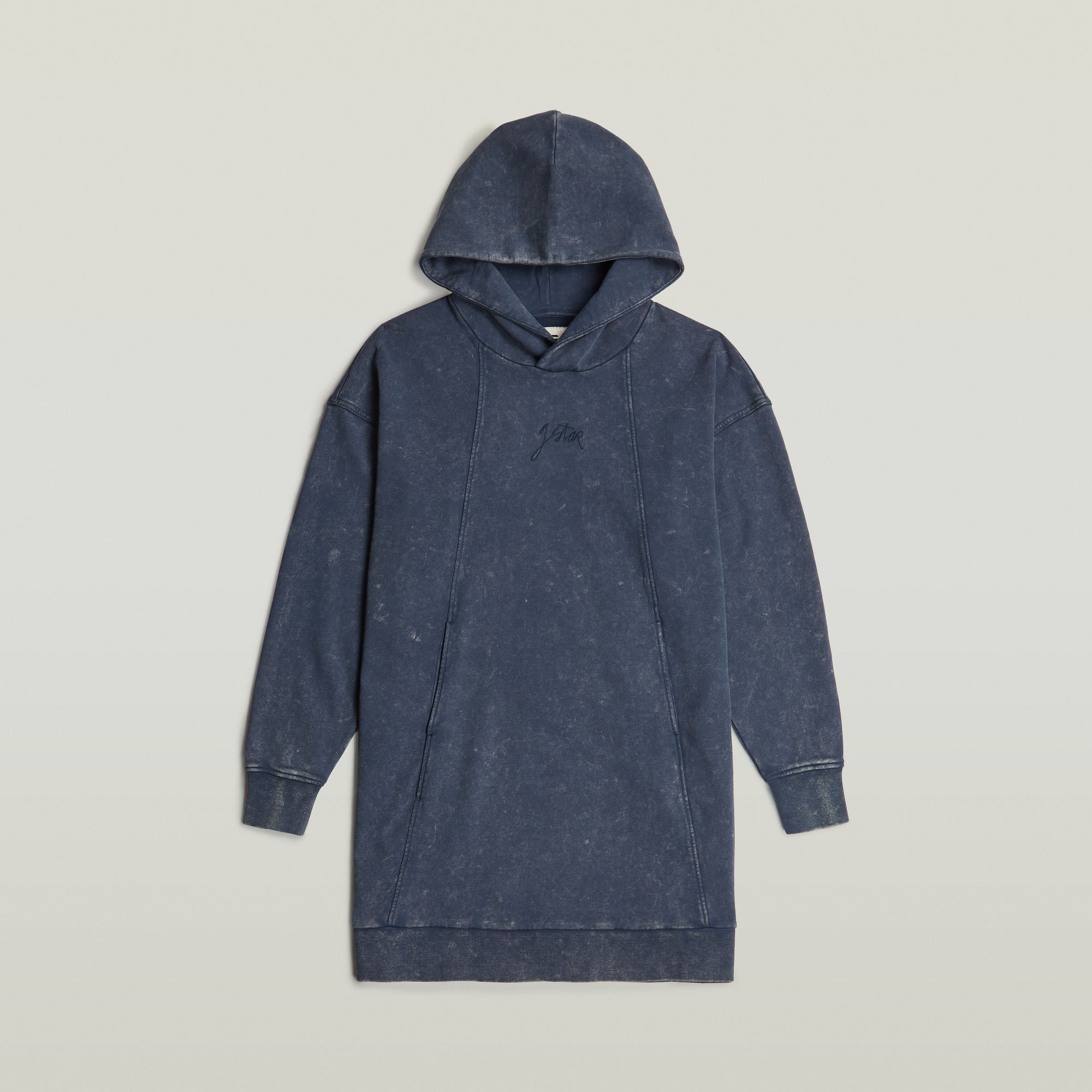 Thumbnail - A Line Sweater Dress - Dunkelblau - Damen