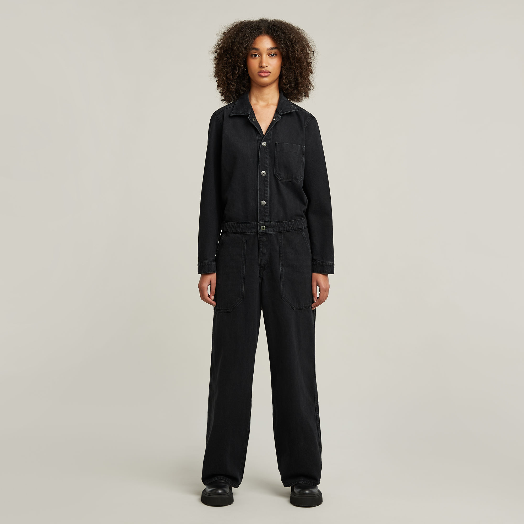 Thumbnail - 1 Pocket Overall - Grau - Damen