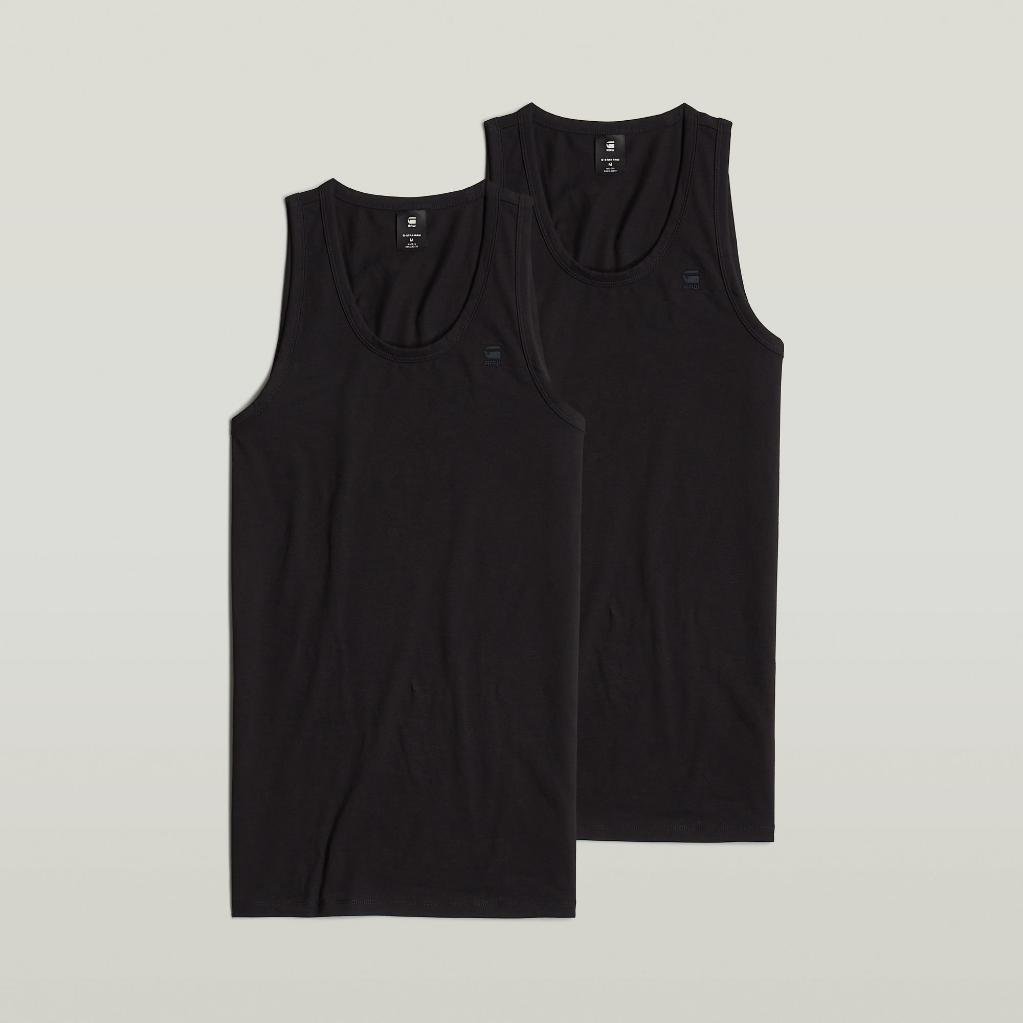 

Base Tanktop Set Van 2 - Zwart - Heren