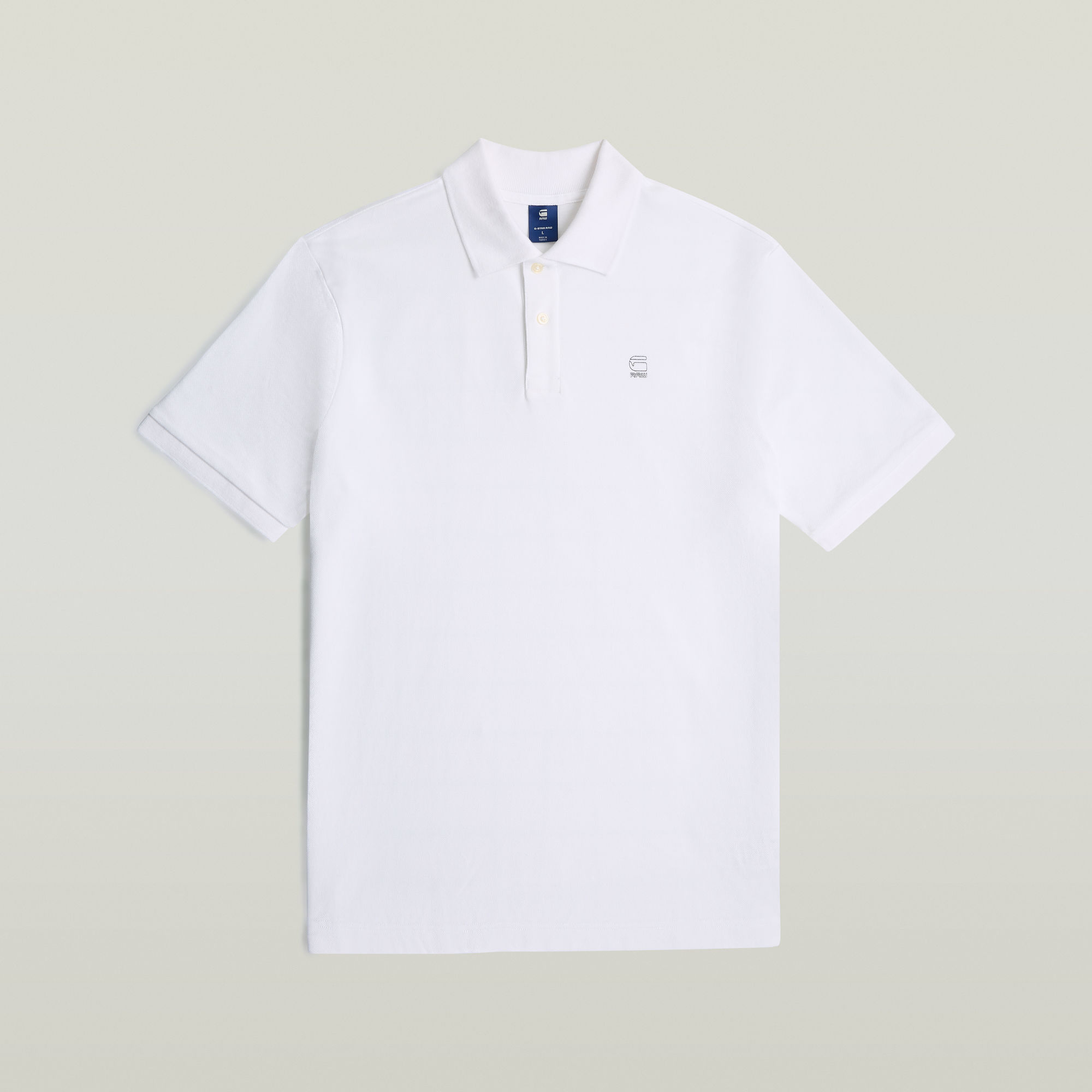 Thumbnail - Oluv Polo - Weiß - Herren