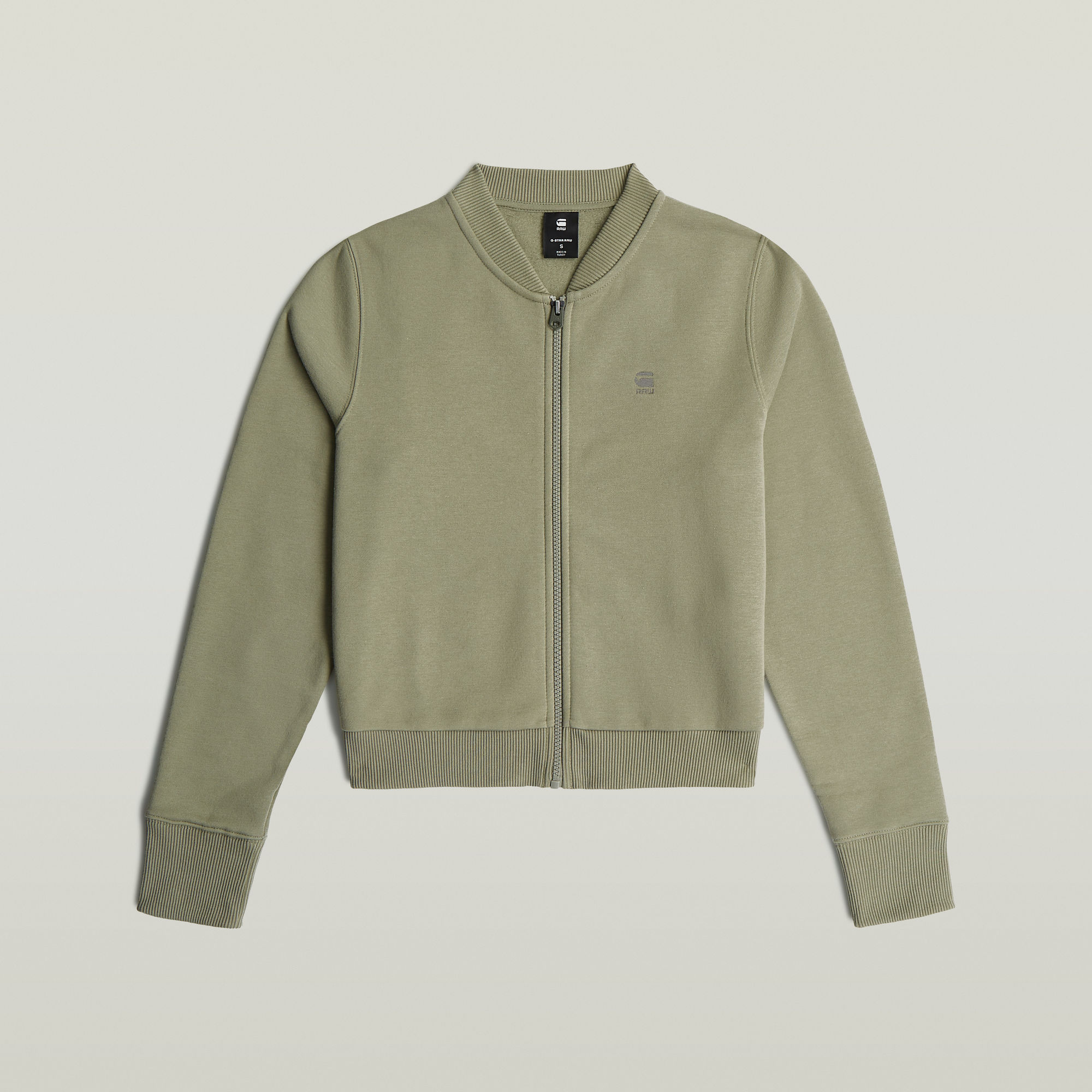 Thumbnail - Bomber Sweat - Grün - Damen