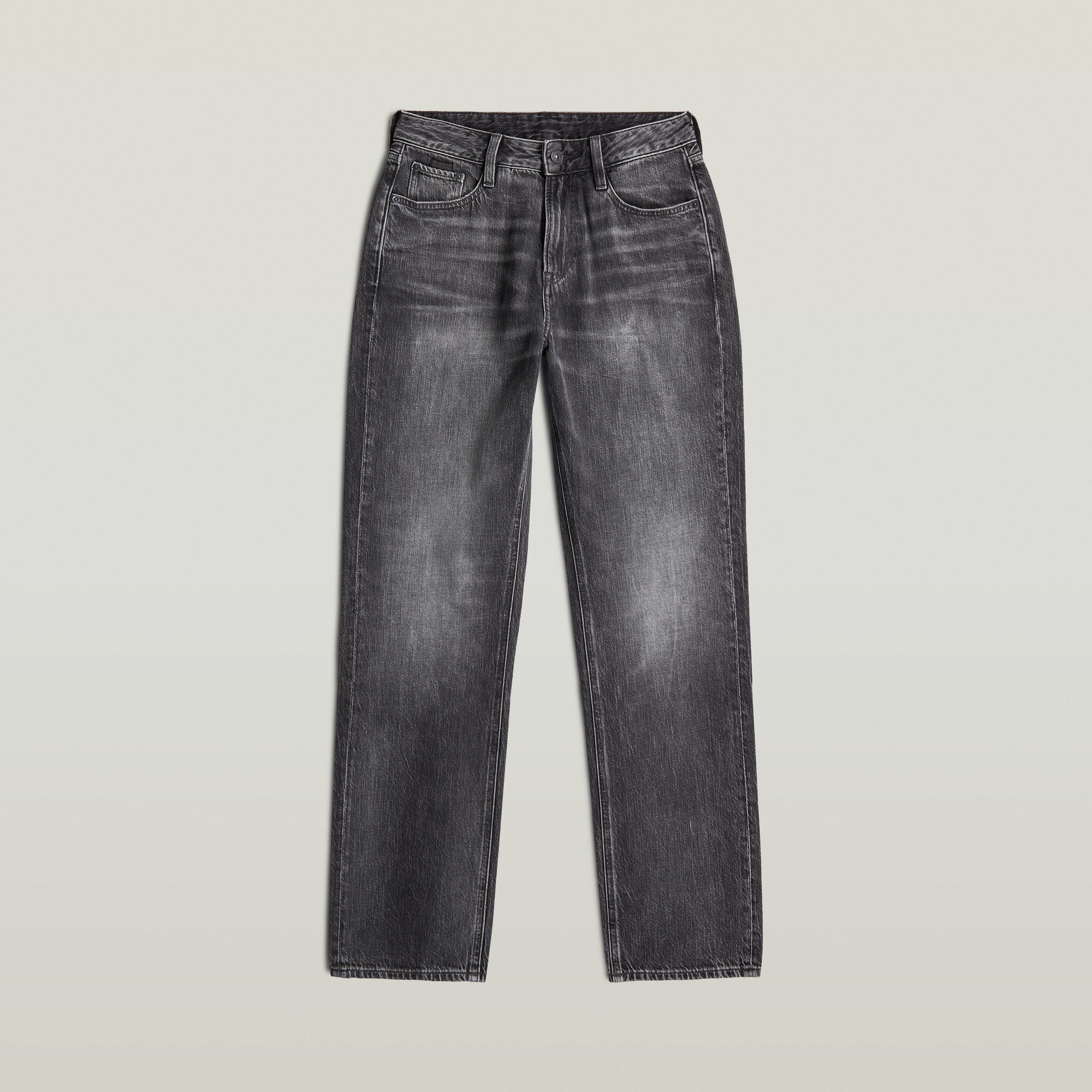 Thumbnail - Iggie Straight Jeans - Grau - Damen