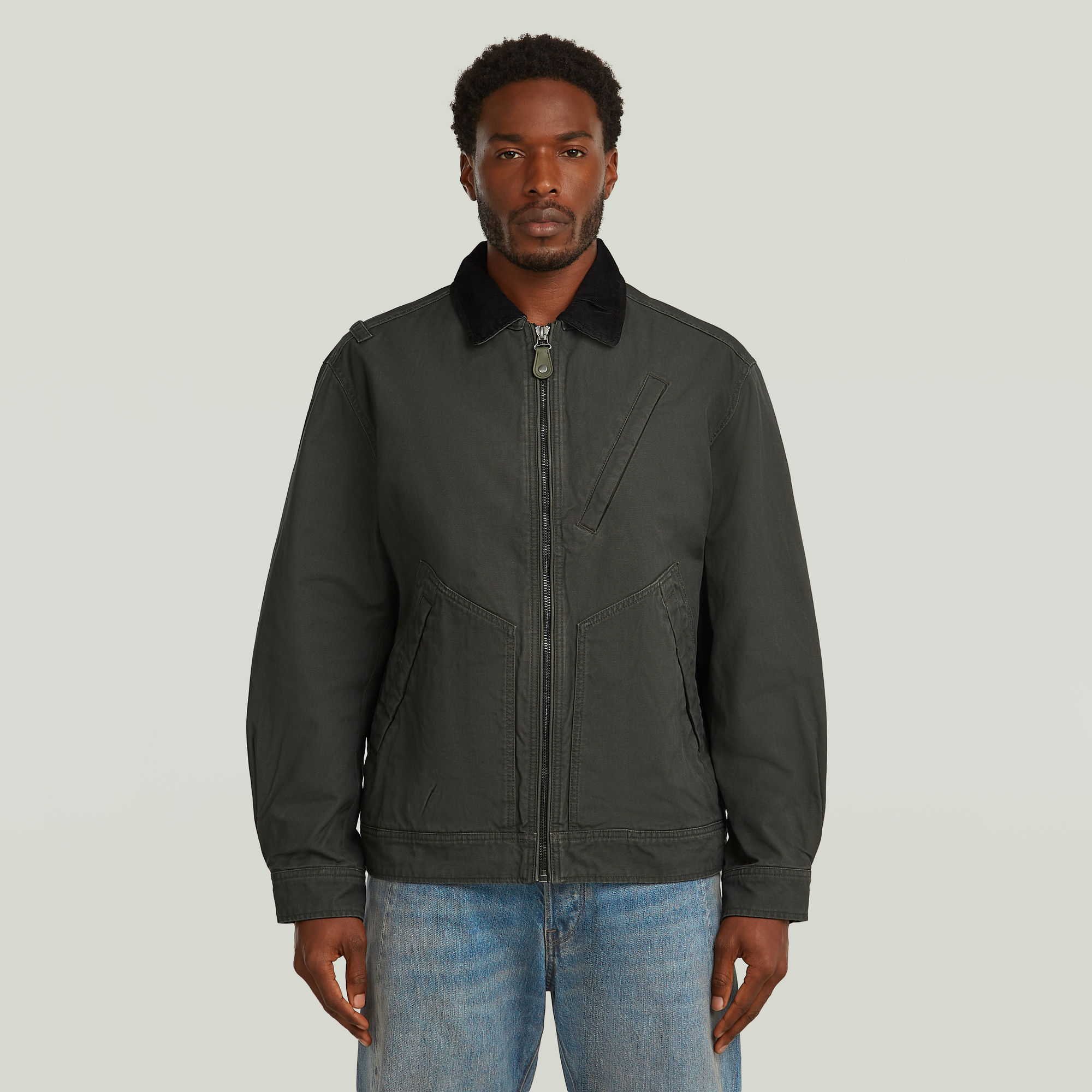 

Duty Canvas Trucker Jacket - Grey - Men