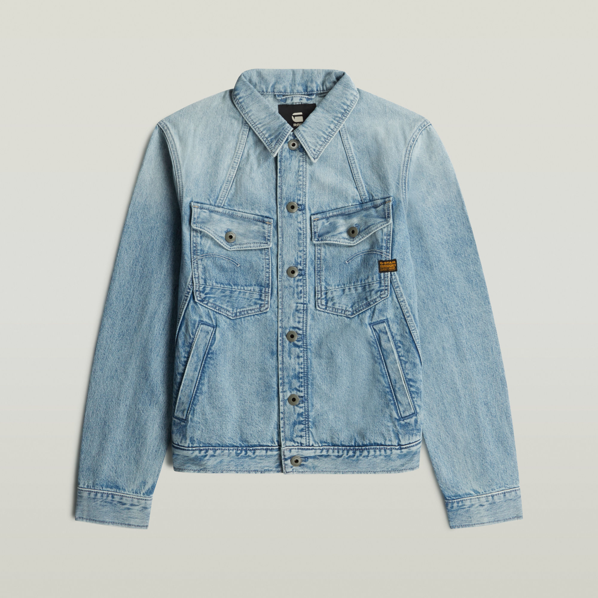 Thumbnail - A-Line Slim Denim Jacke - Andere - Herren