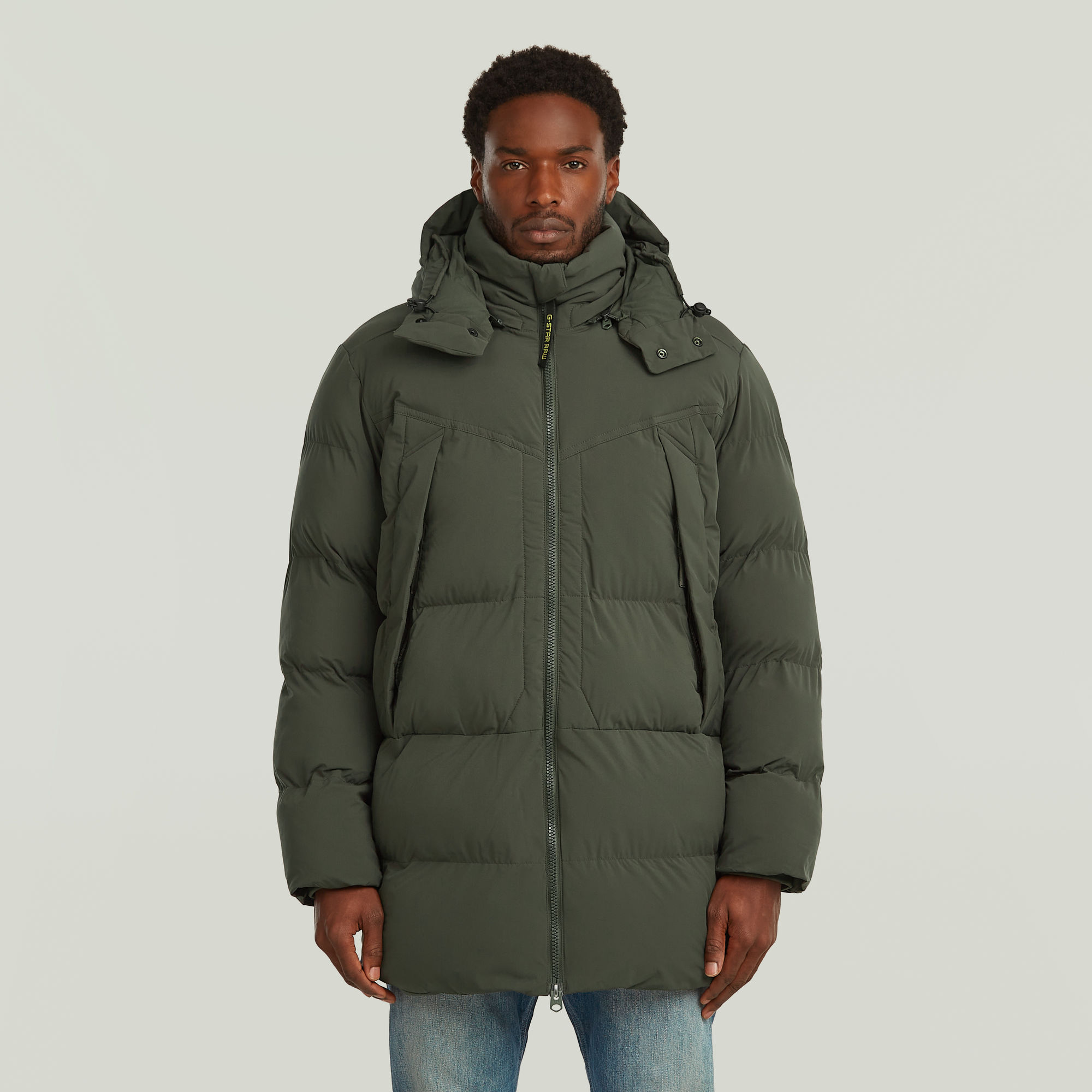 G-Whistler Padded Hooded Parka 2.0 - Grau - Herren