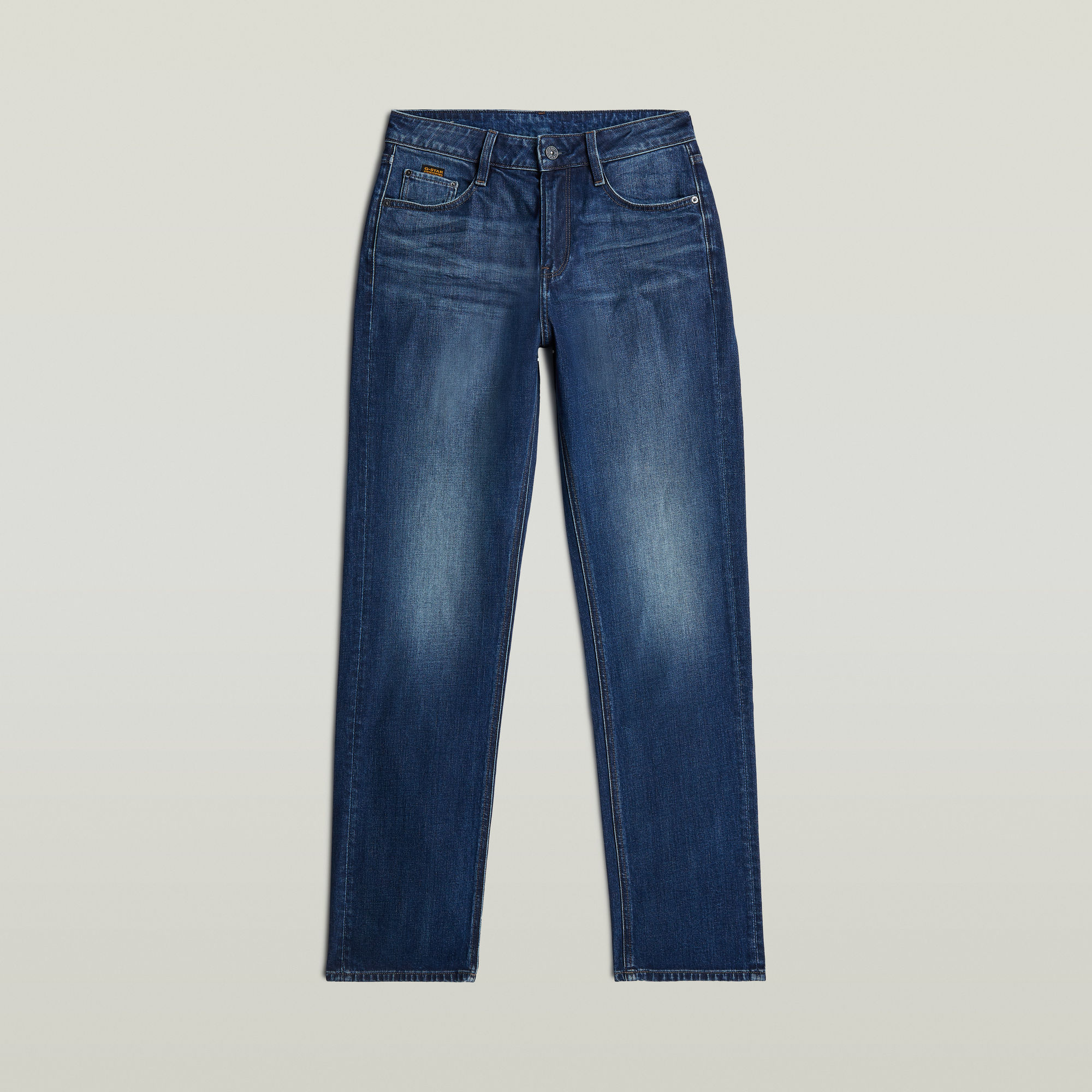 Thumbnail - Iggie Straight Jeans - Dunkelblau - Damen
