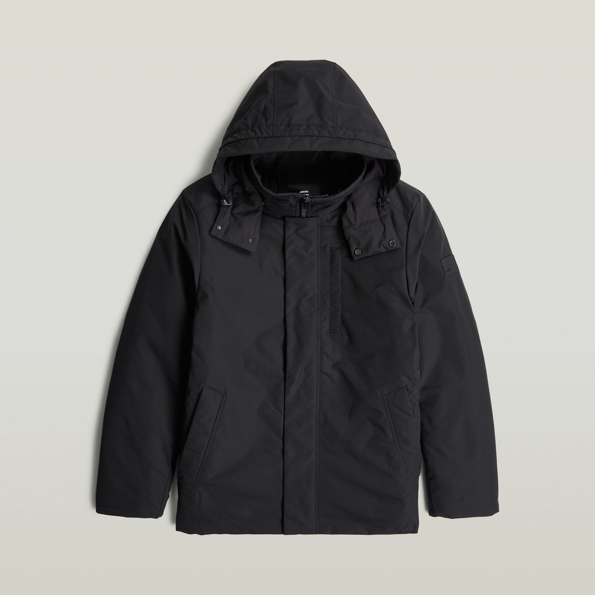 Thumbnail - Clean Vodan Padded Hooded Jacke - Schwarz - Herren