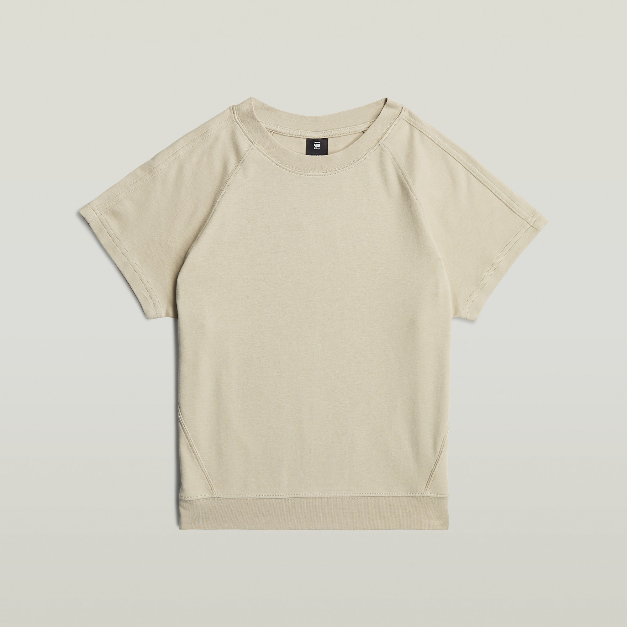 Thumbnail - Raglan T-Shirt - Beige - Damen