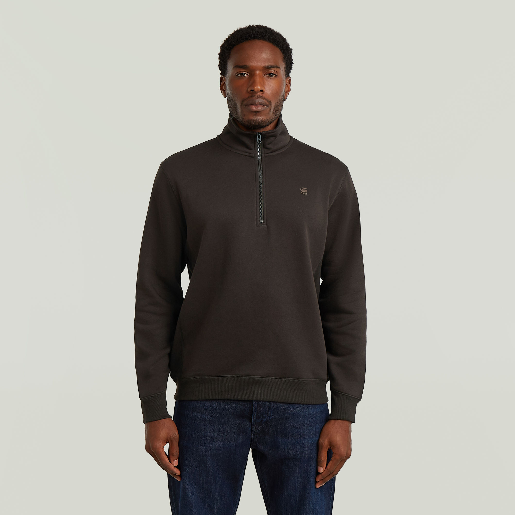 

Premium Core Half Zip Sweater - Braun - Herren