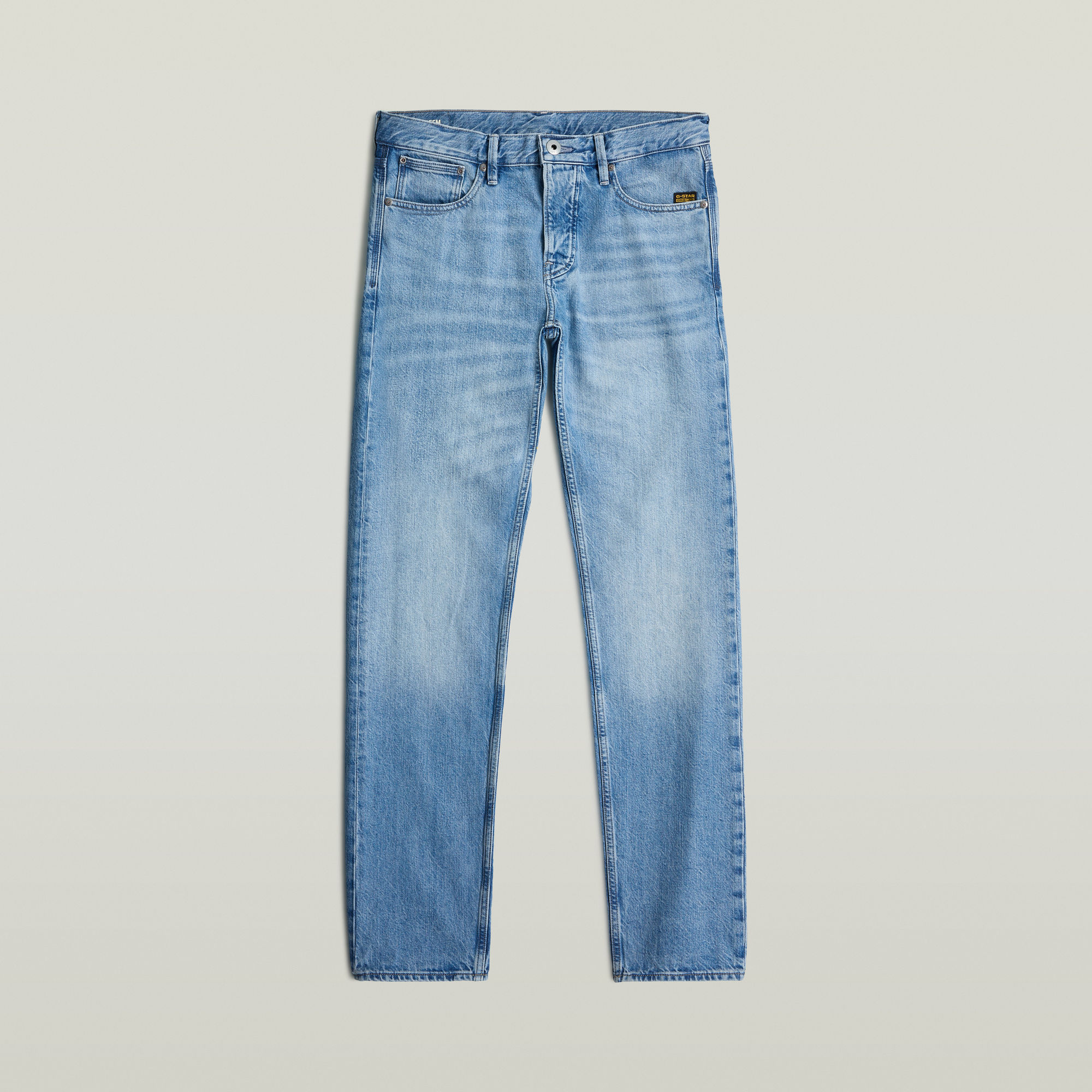 Thumbnail - Streem Slim Tapered Jeans - Mittelblau - Herren
