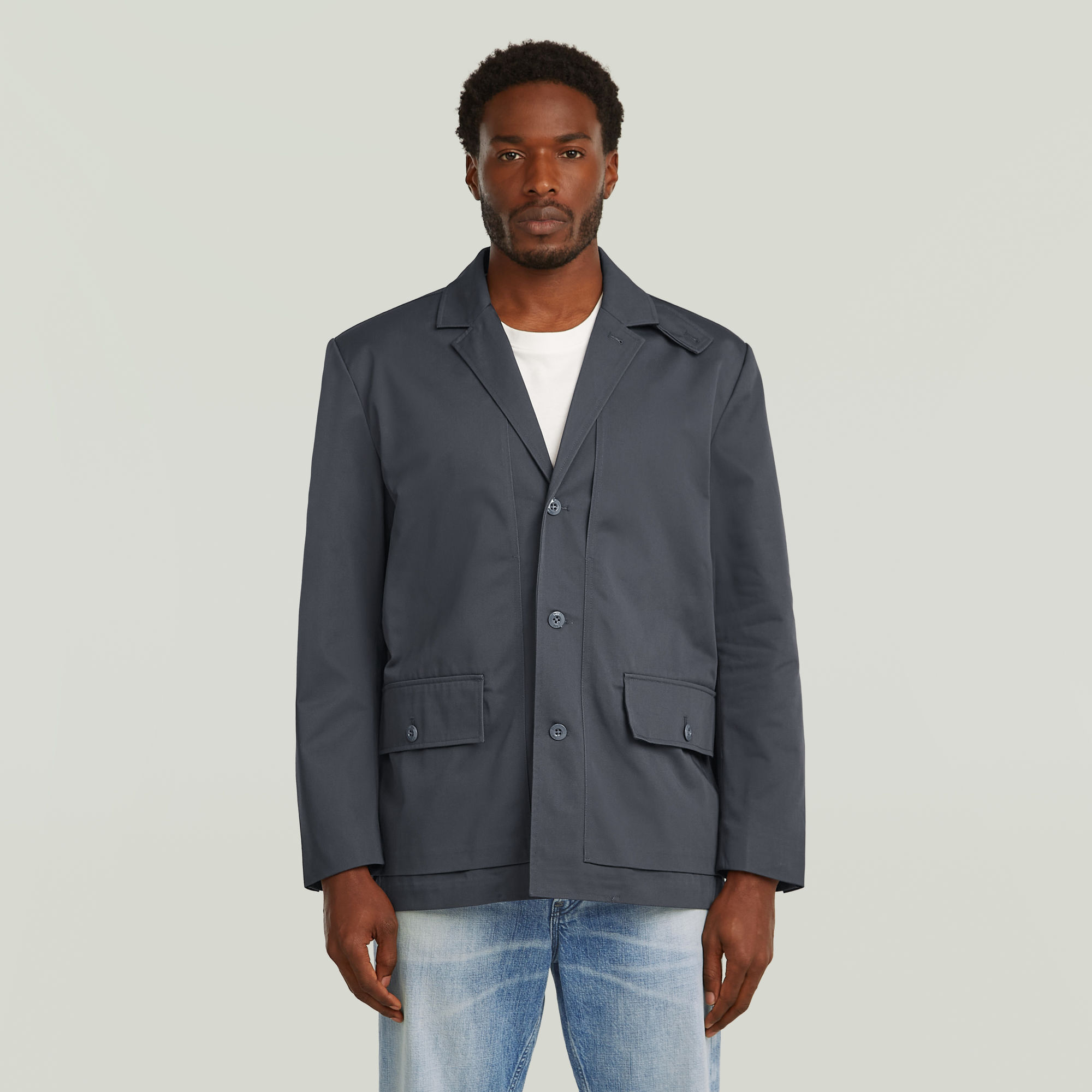 4 Pocket Blazer - Dunkelblau - Herren