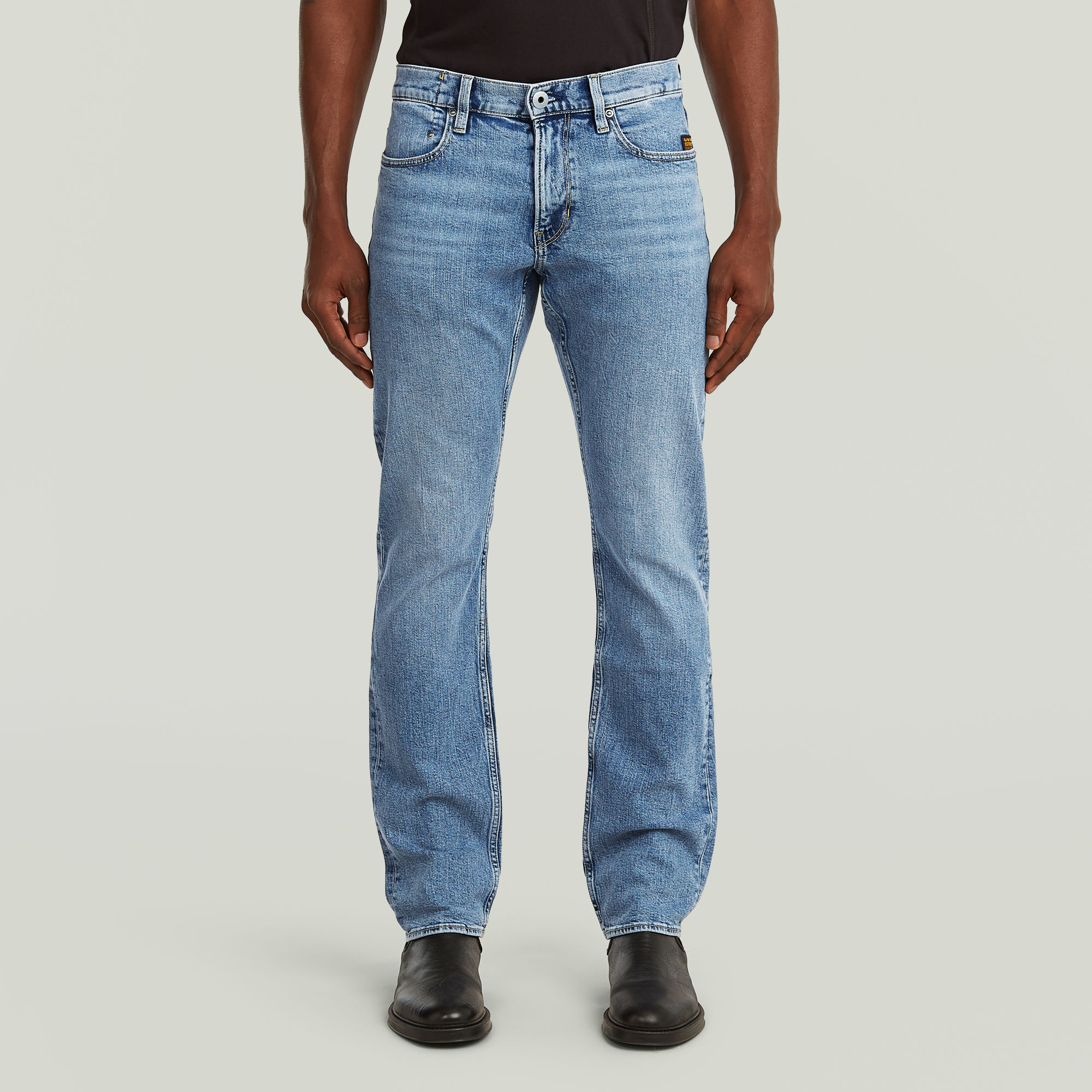 

Mosa Straight Jeans - Mittelblau - Herren