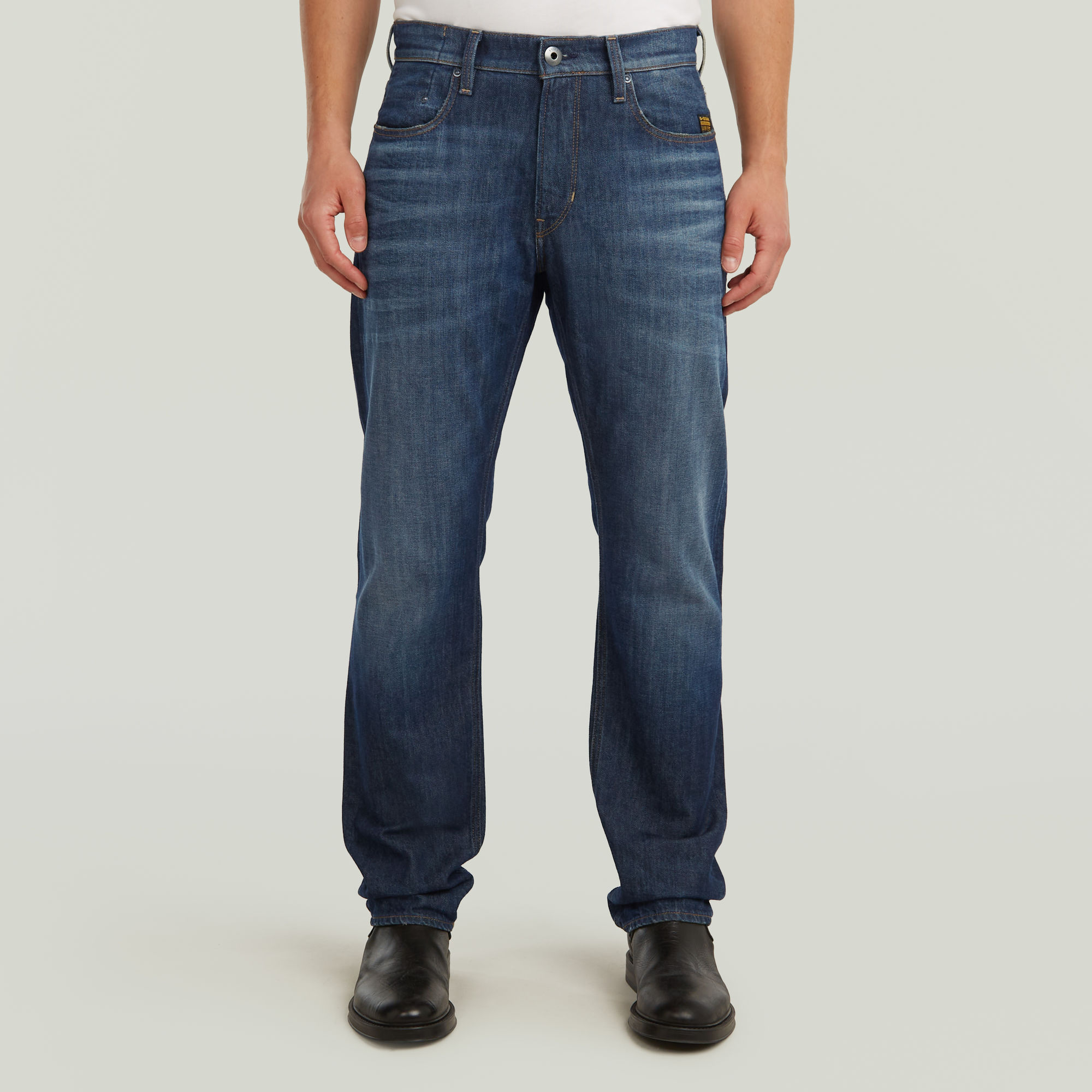 

Mosa Straight Jeans - Medium blue - Men