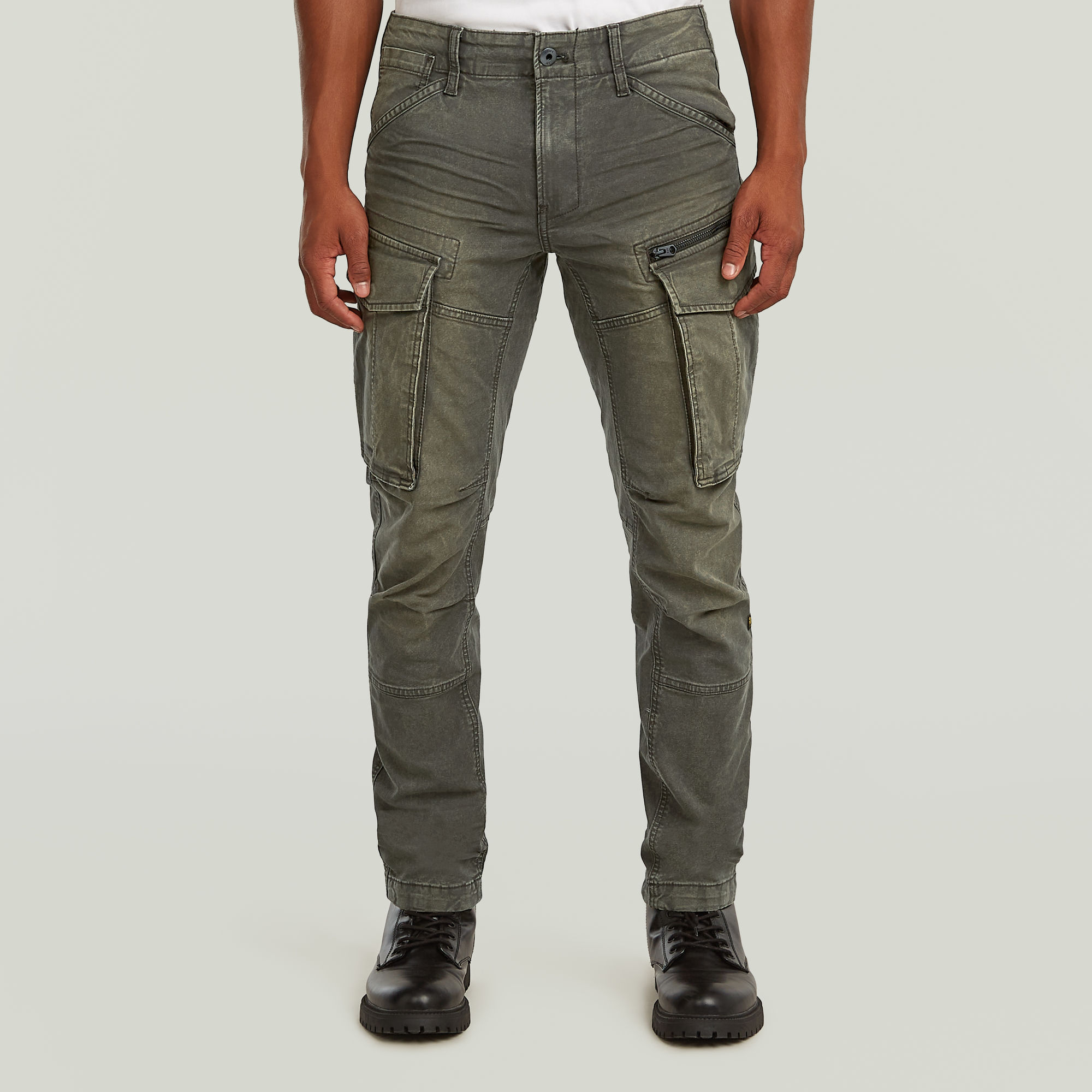 Rovic Zip 3D Regular Tapered Hose - Grau - Herren