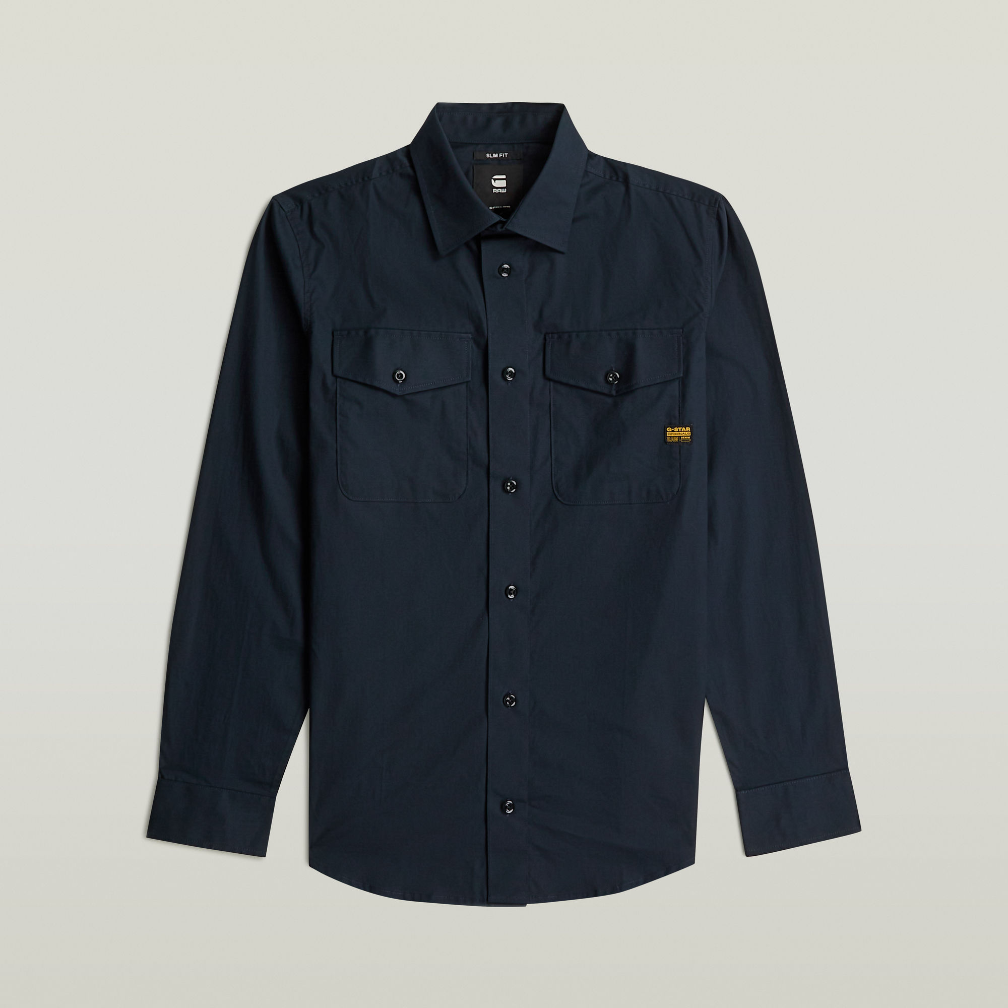 

Marine Slim Overhemd - Donkerblauw - Heren