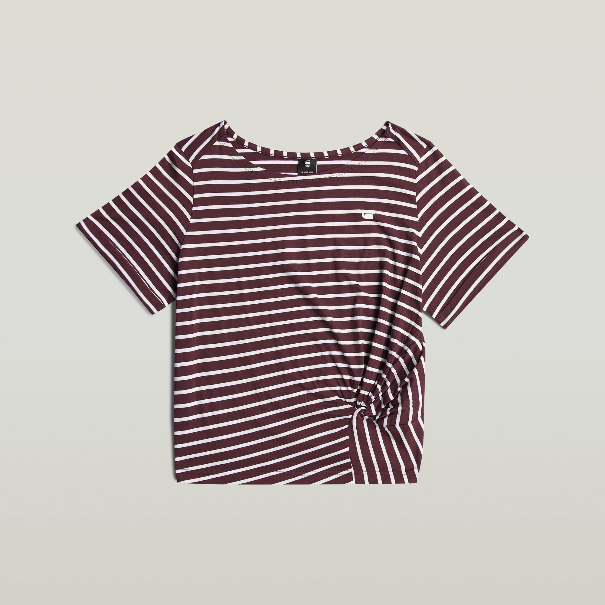 Thumbnail - Knot T-Shirt - Mehrfarbig - Damen