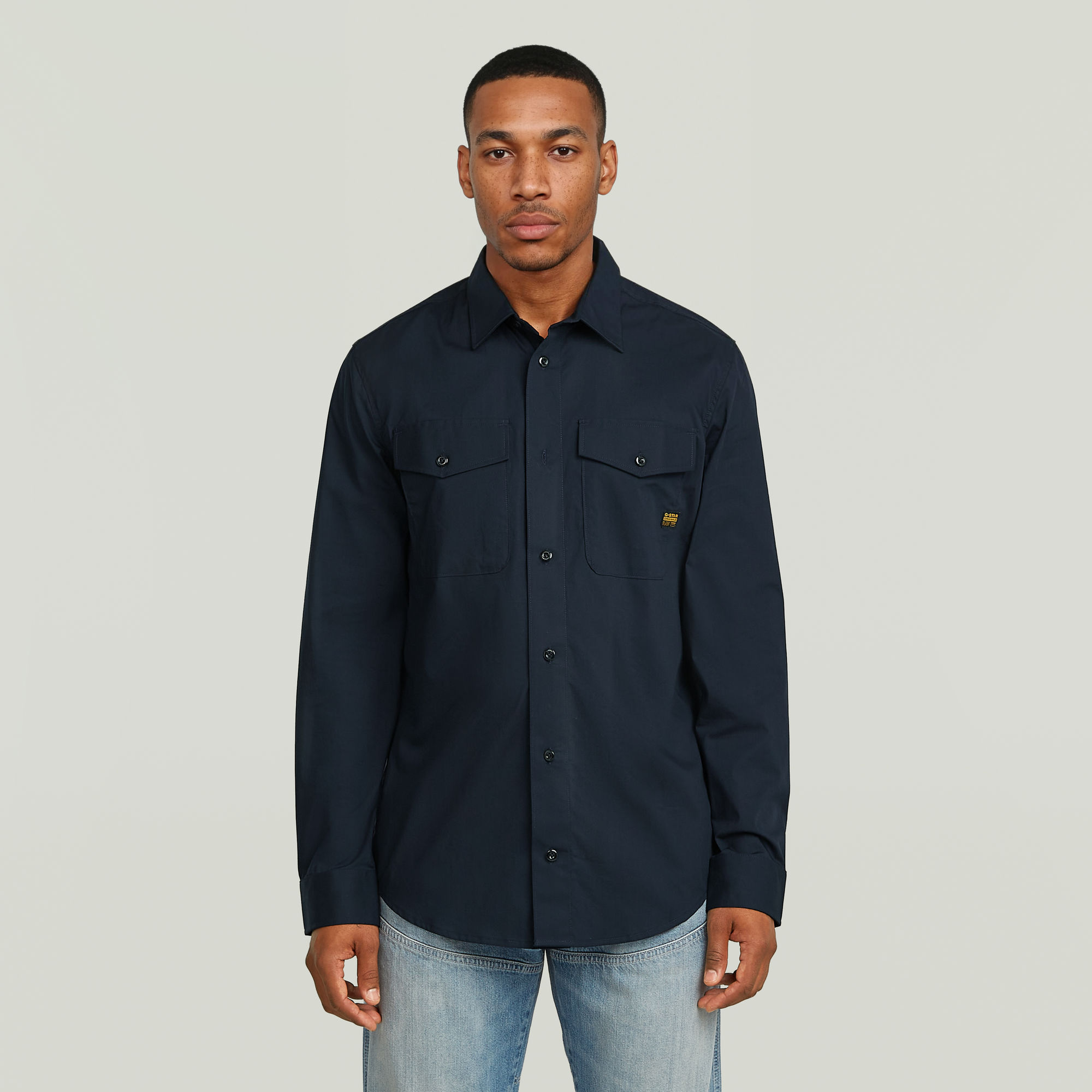 

Marine Slim Shirt - Dark blue - Men