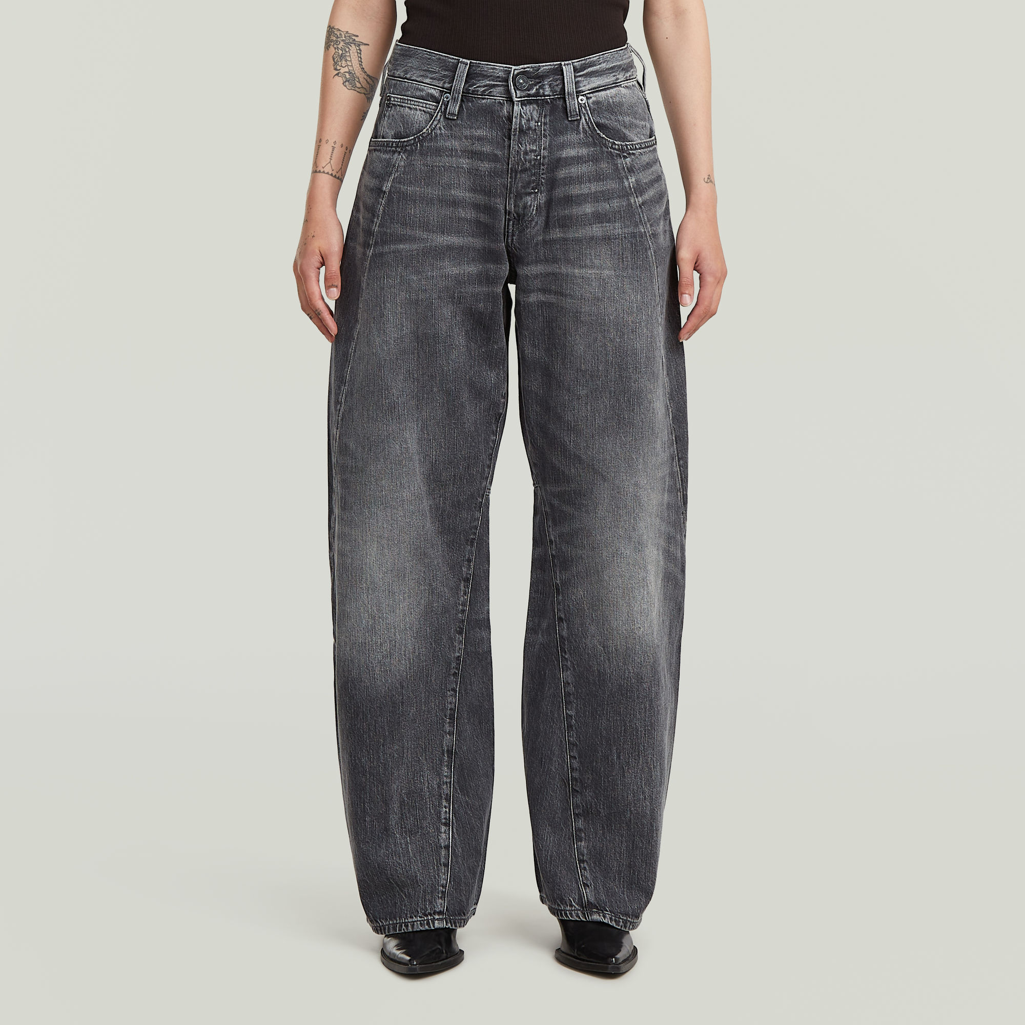 Contor Wide Jeans - Grau - Damen