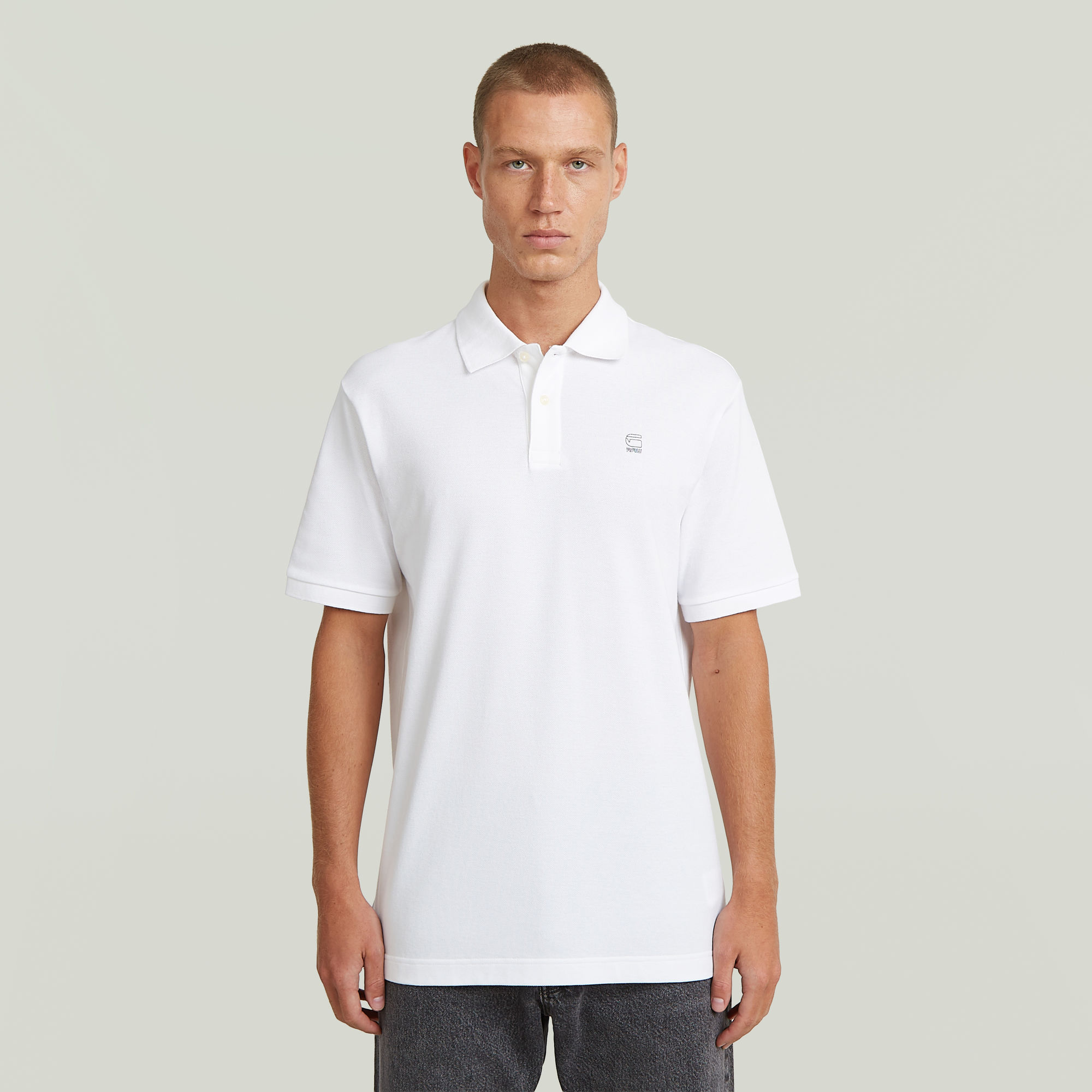 Oluv Polo - Weiß - Herren