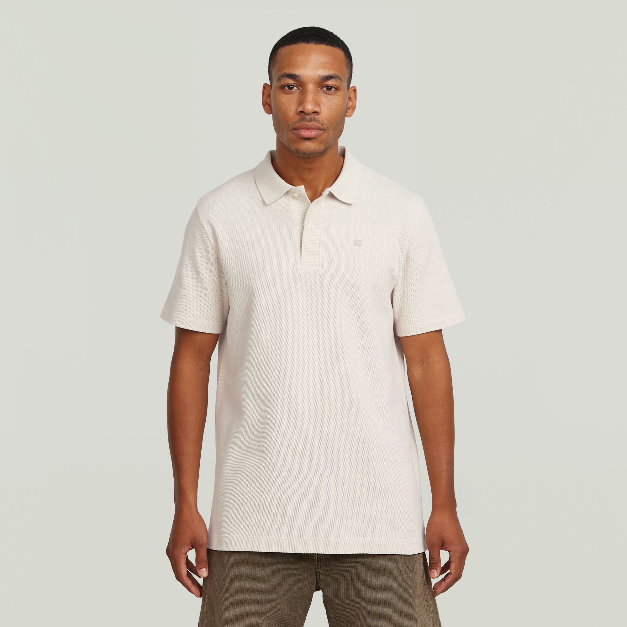 

Structured Polo - Wit - Heren