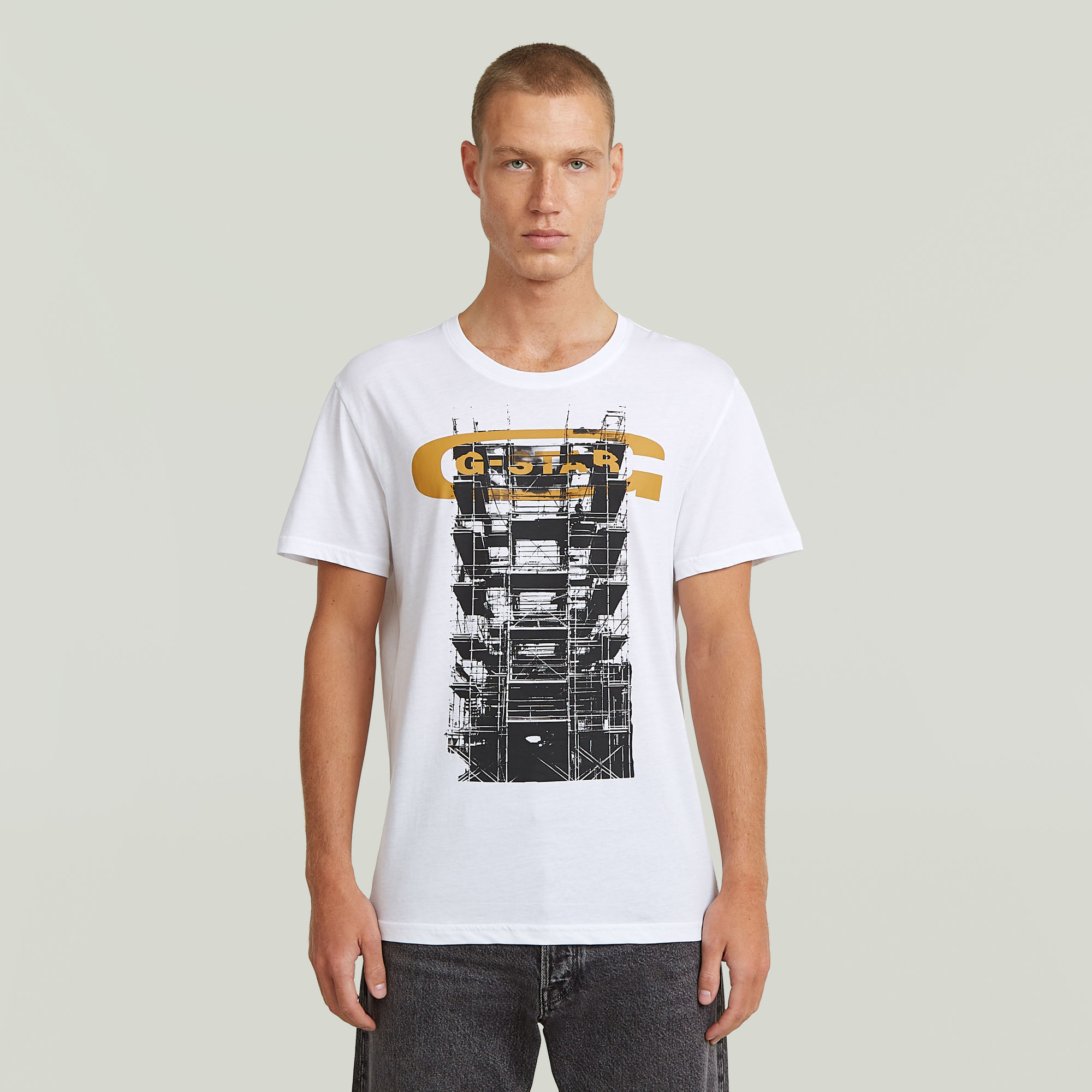 

Building Graphic T-Shirt - Wit - Heren