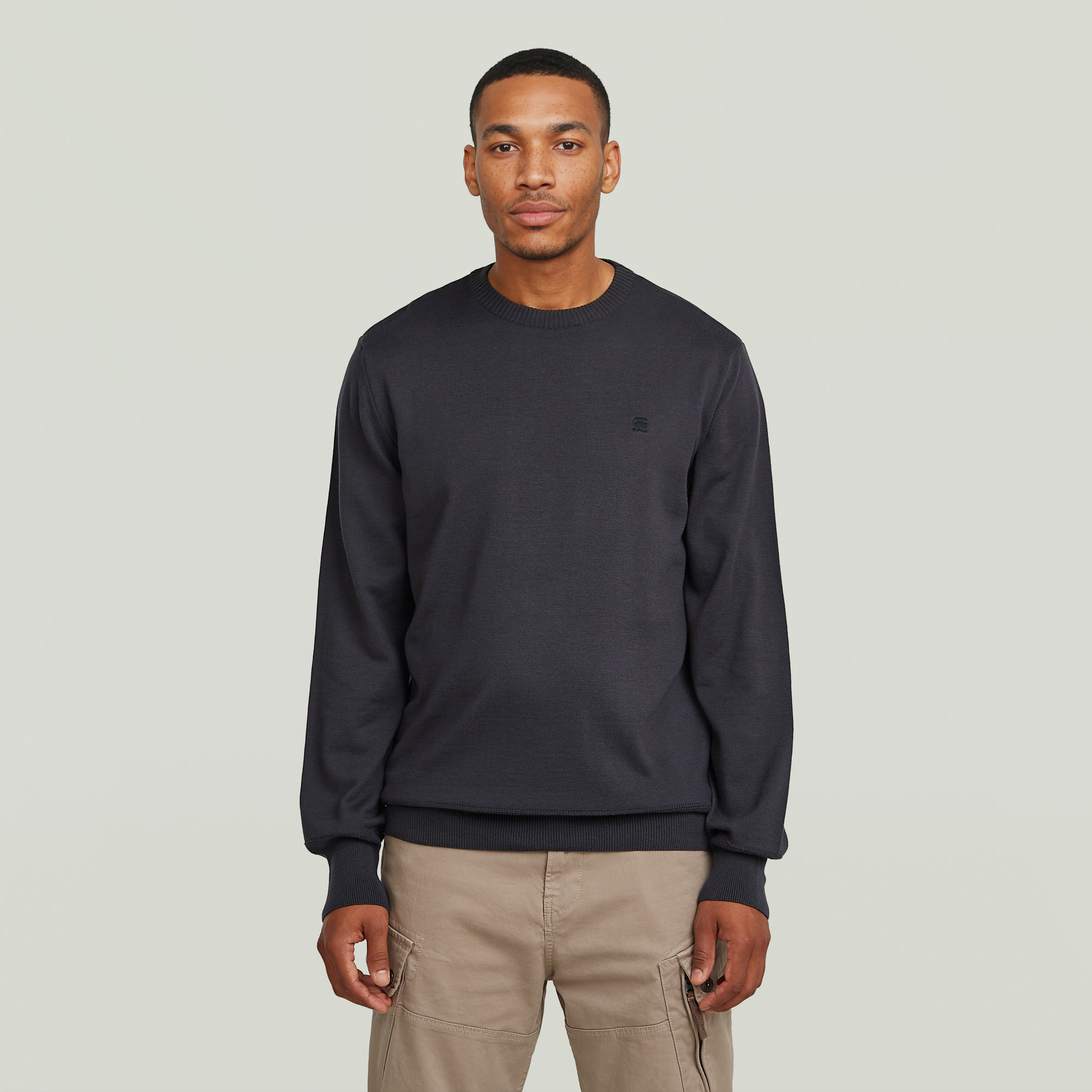 Core Knit Pullover - Grau - Herren