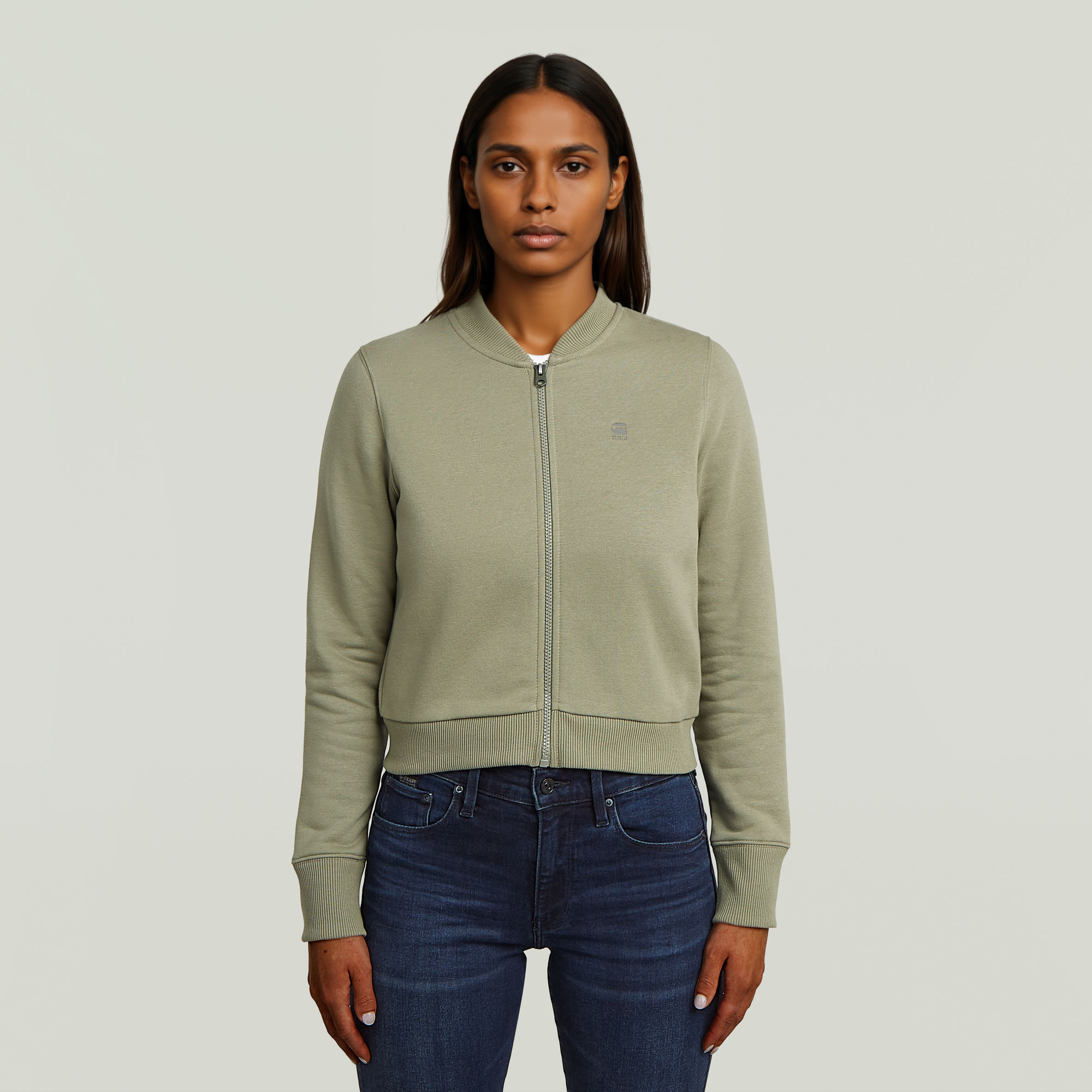 Sweat Bomber - Vert - Femmes - G-Star RAW - Modalova