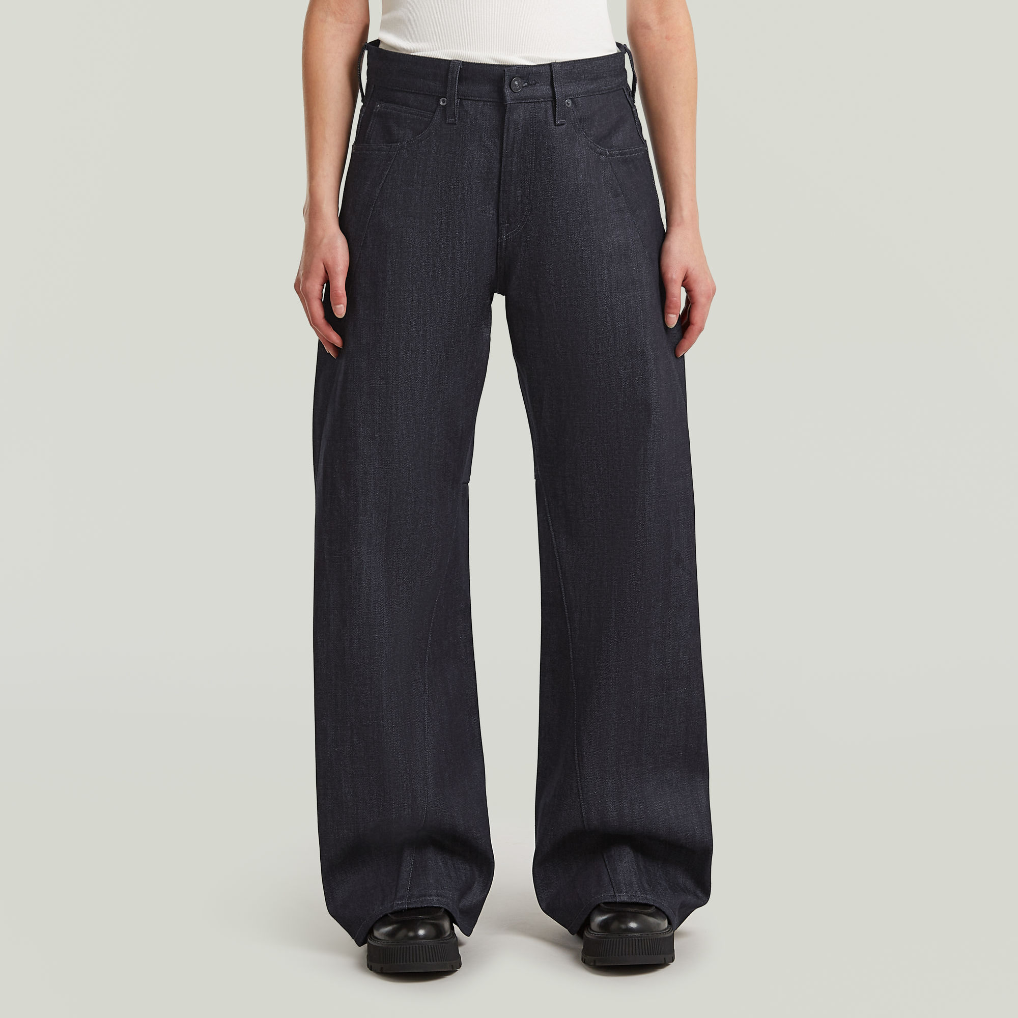 Contor Wide Jeans - Dunkelblau - Damen