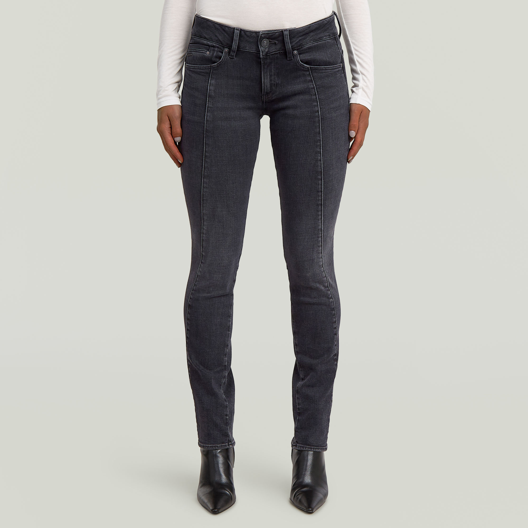 

Contor Slim Jeans - worn in zinc - Women