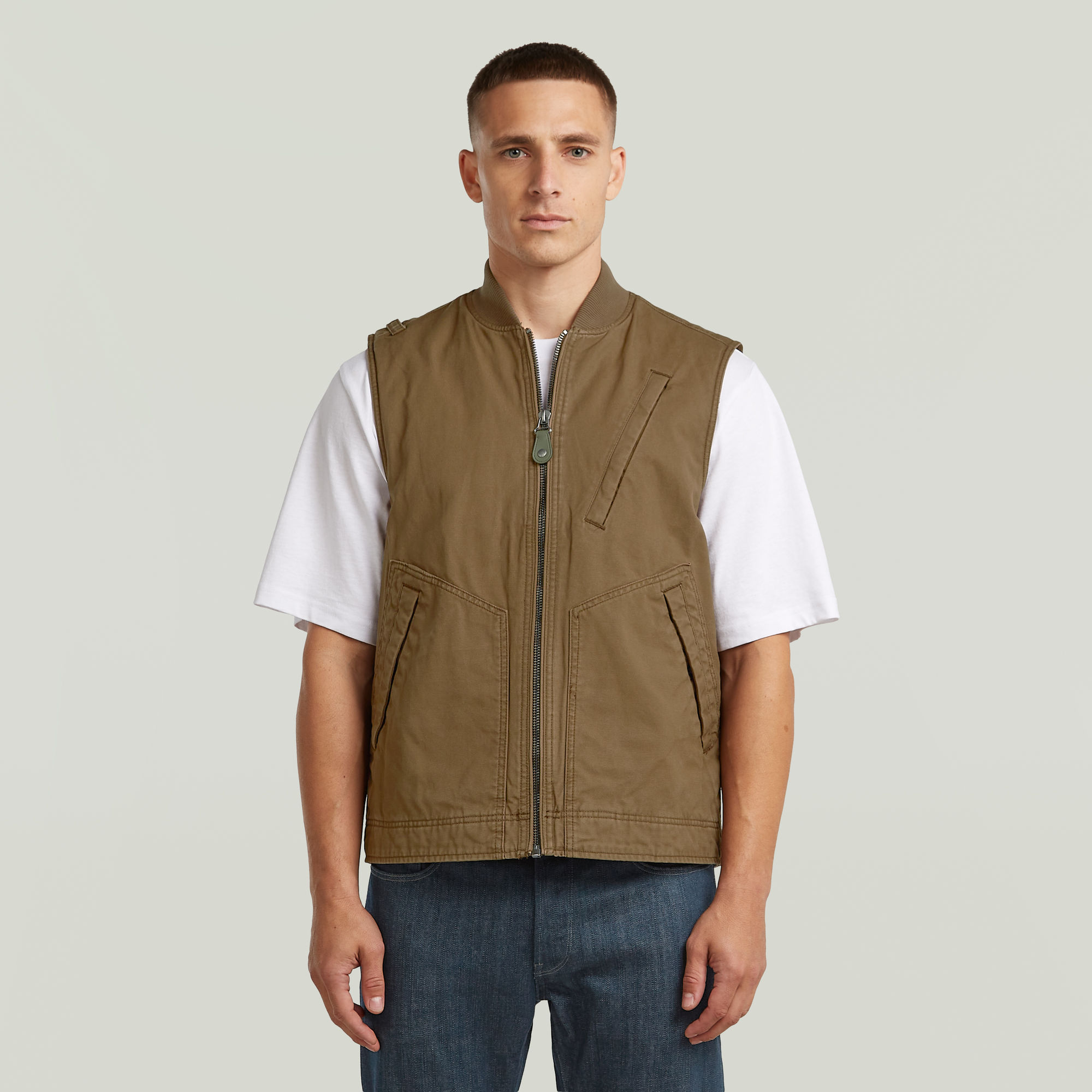 Duty Canvas Weste - Braun - Herren