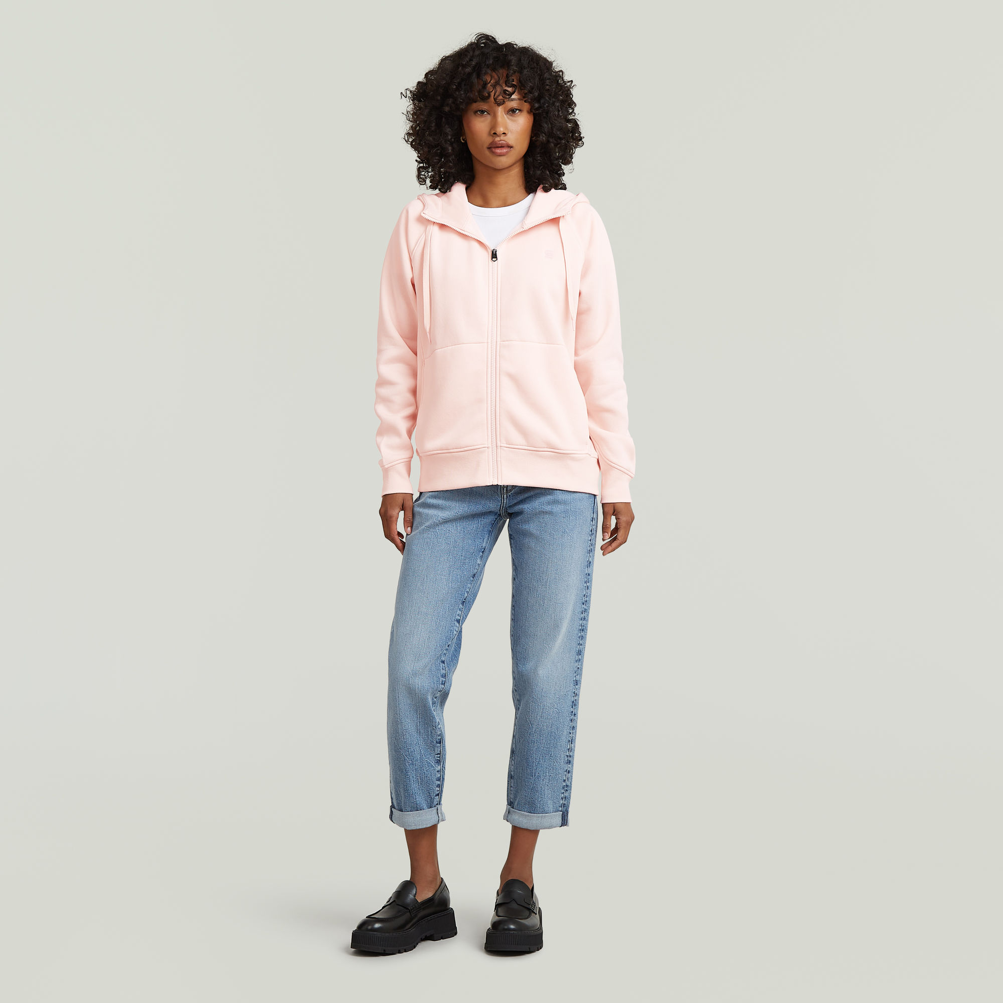 Thumbnail - Premium Core 2.1 Hoodie Zip Sweater - Pink - Damen