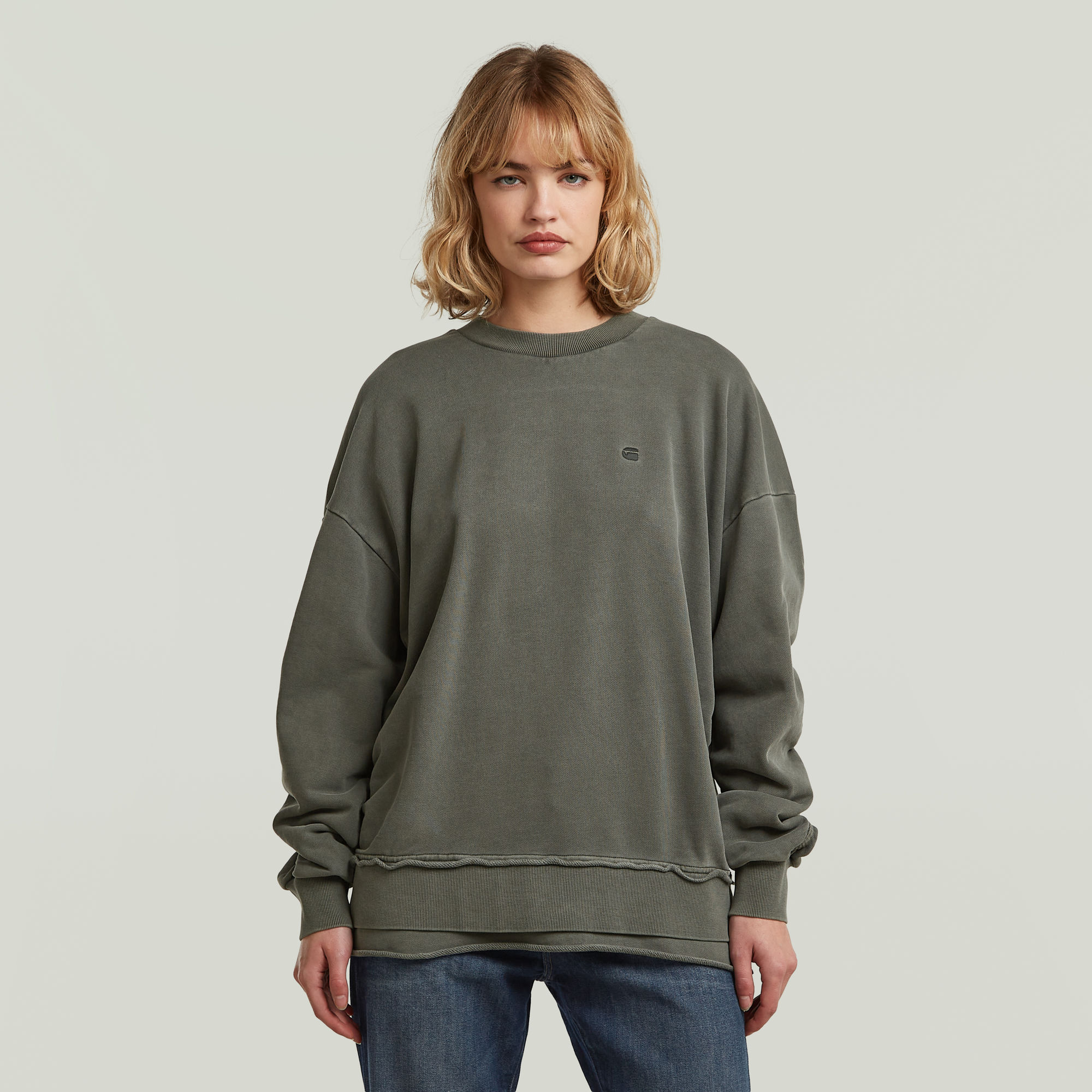 G-Star RAW Puckering Sweater - Grijs - Dames