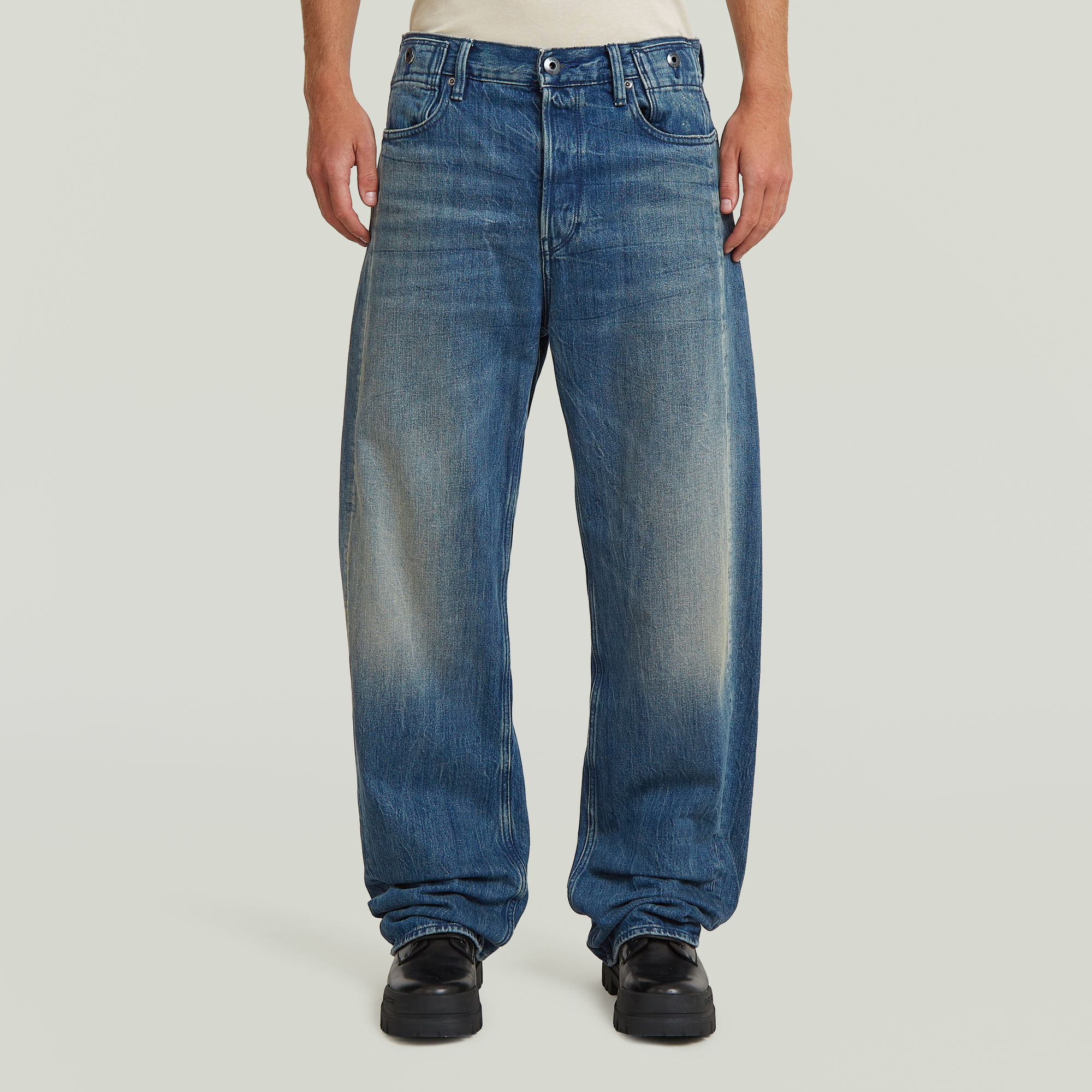

Bend Loose Jeans - Dark blue - Men