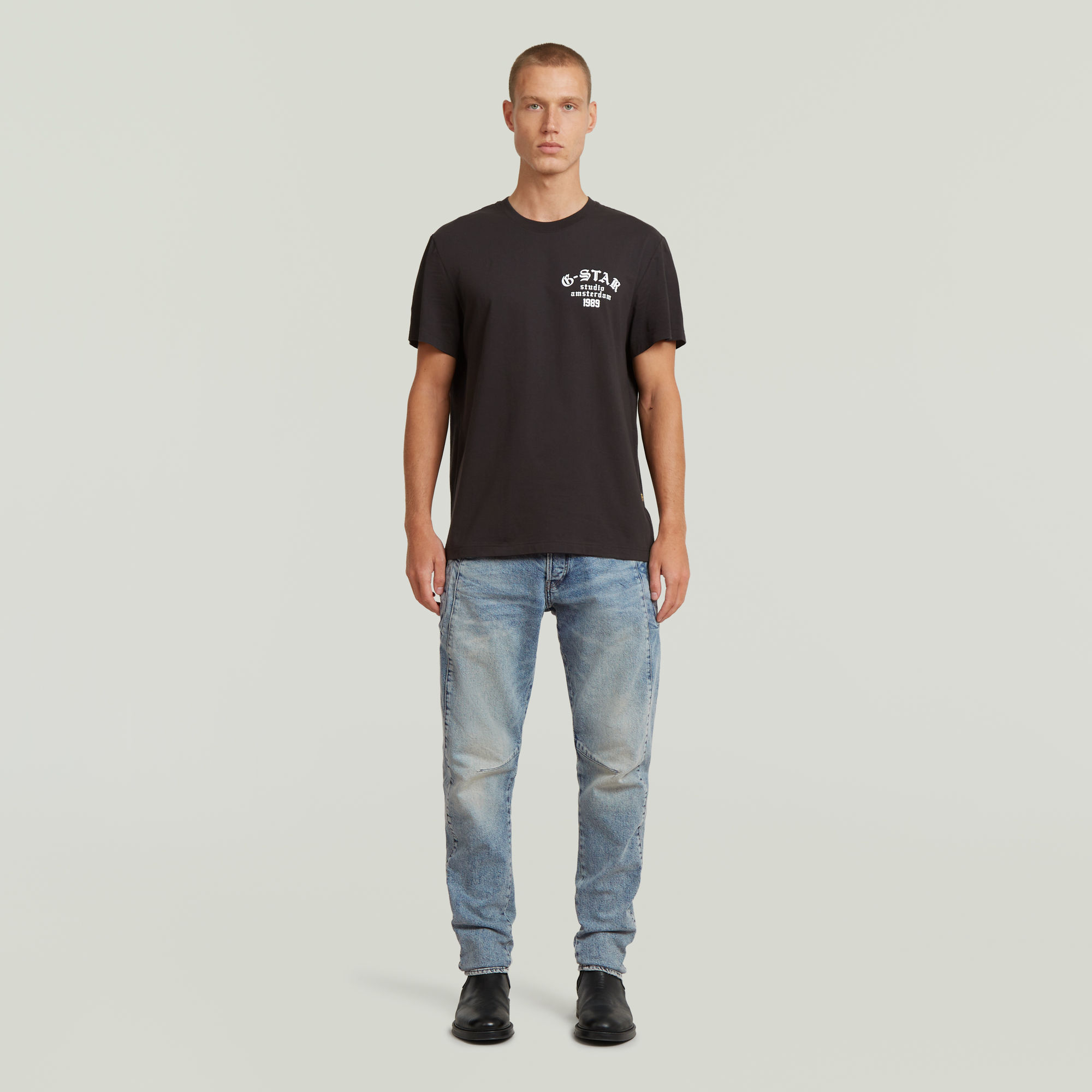 Thumbnail - Studio AMS T-Shirt - Schwarz - Herren
