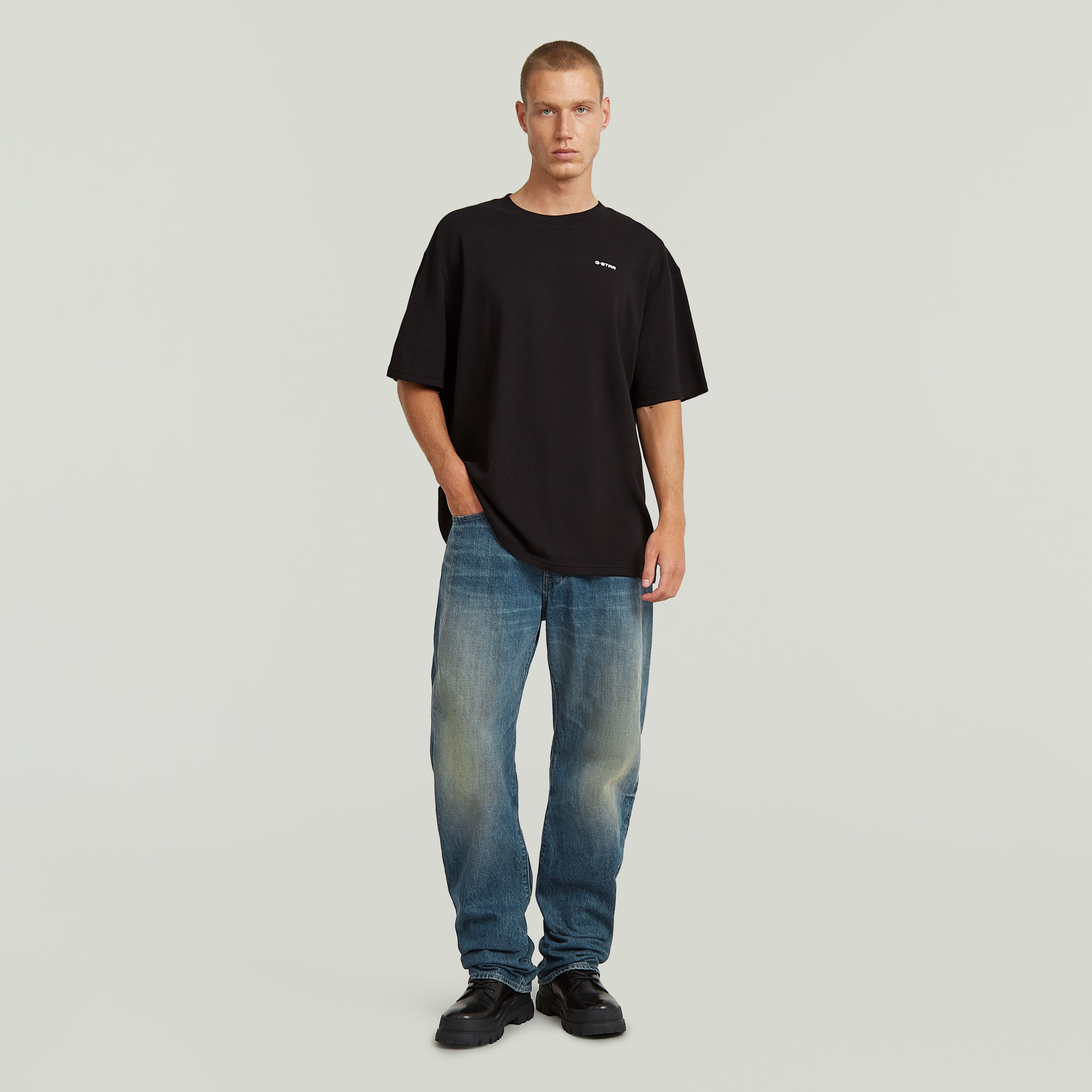 Thumbnail - Contor Regular Jeans - Dunkelblau - Herren