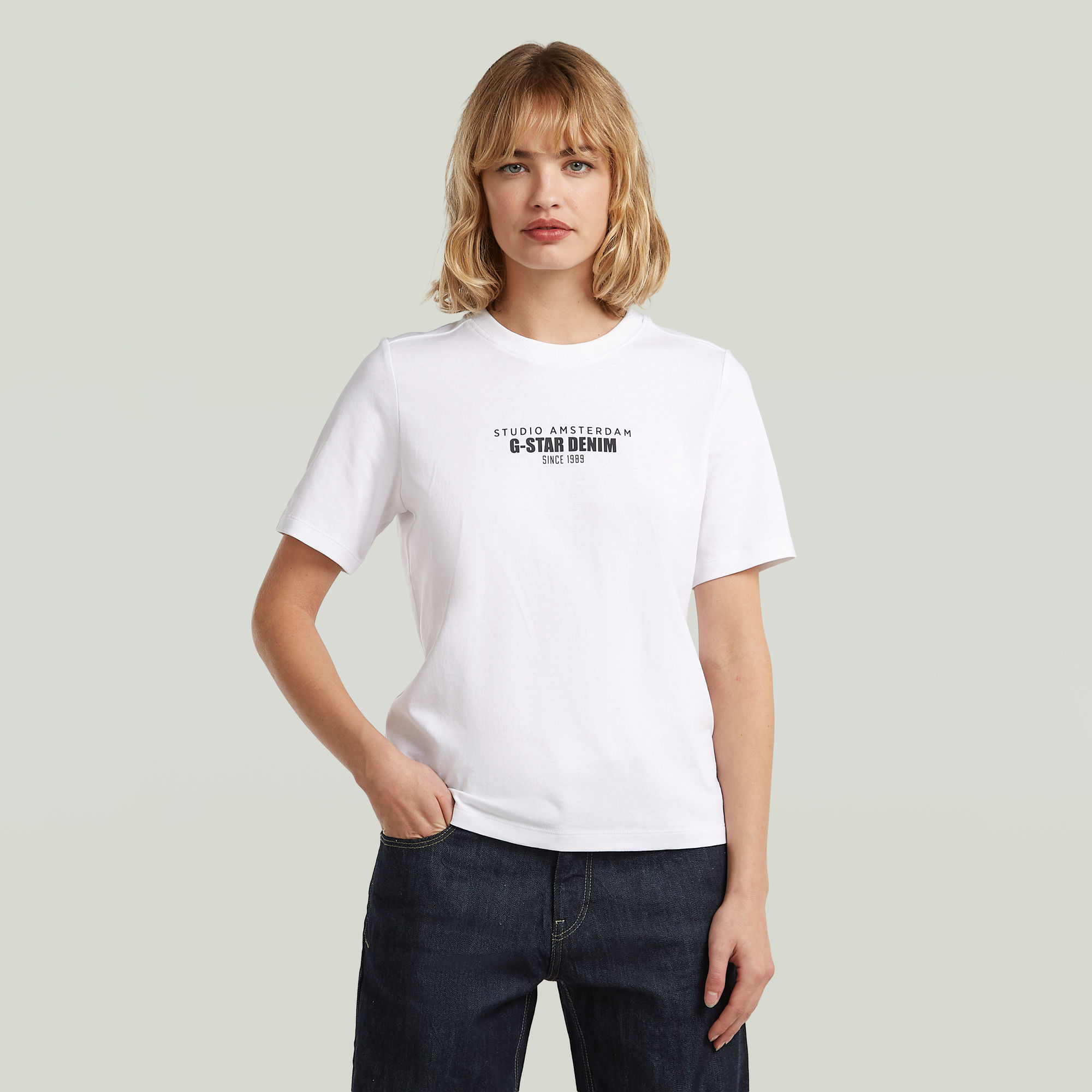 

HD Graphic T-Shirt - Weiß - Damen