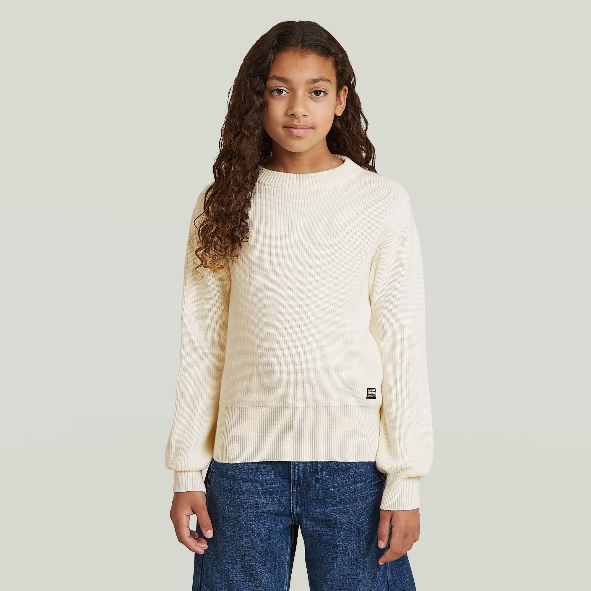 Girls Yarciaknit Cardigan - Weiß - mädchen