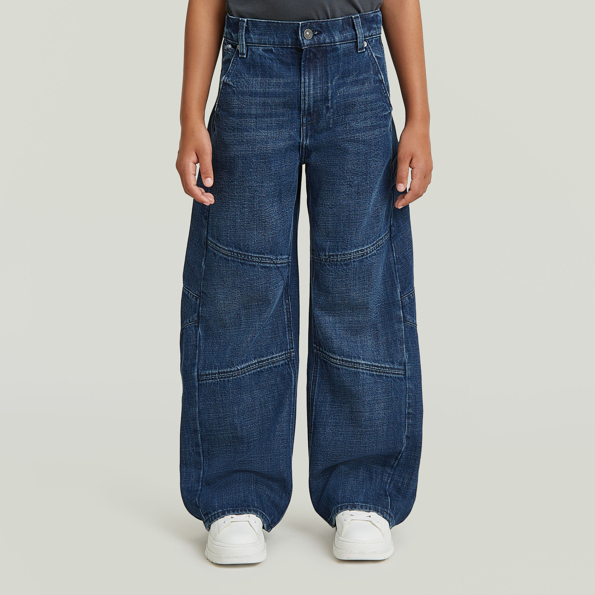 

Bowey Extreme Carpenter Loose Jeans voor meisjes - Midden blauw - meisjes