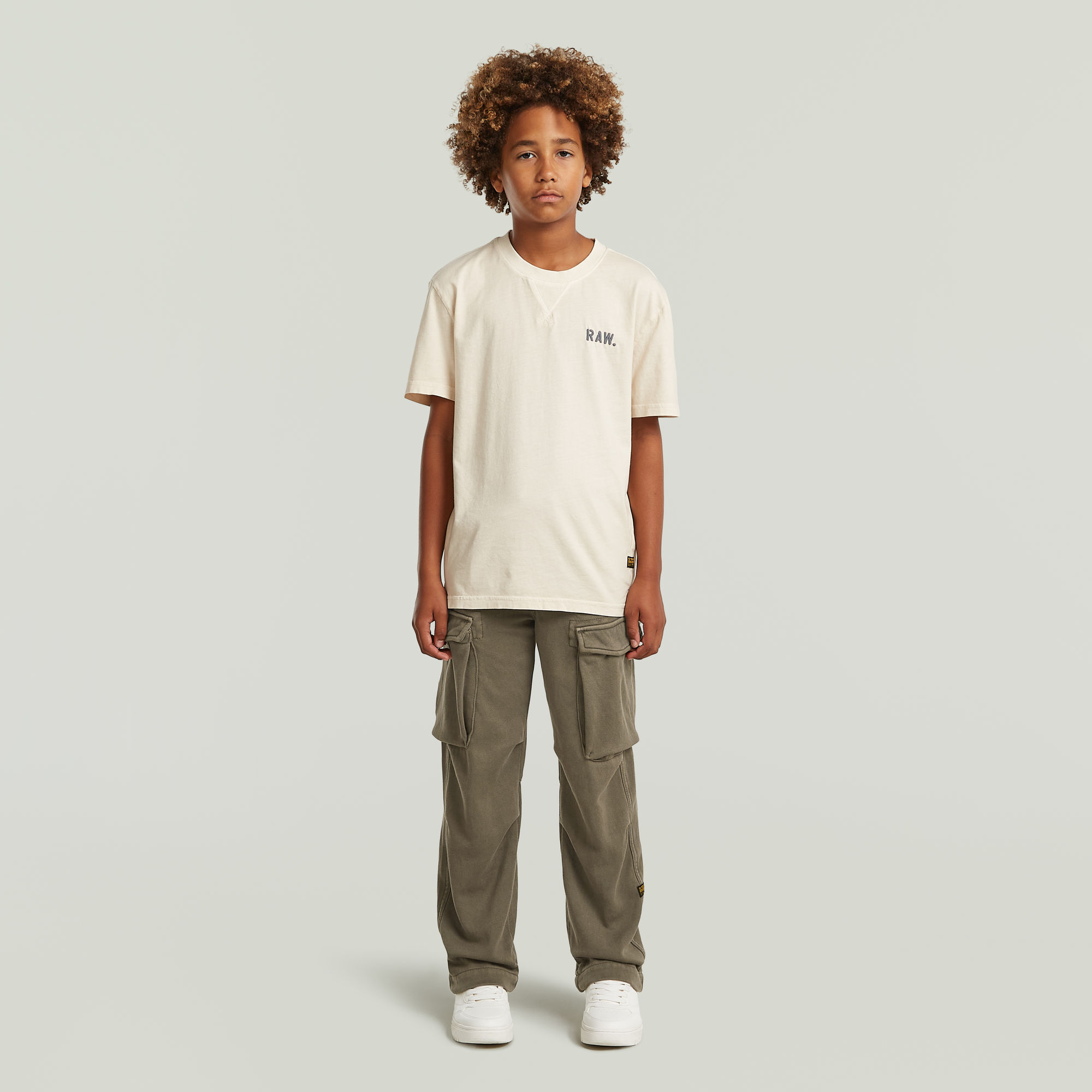 Thumbnail - Boys Core Regular Cargo Sweatpants - Grau - jungen