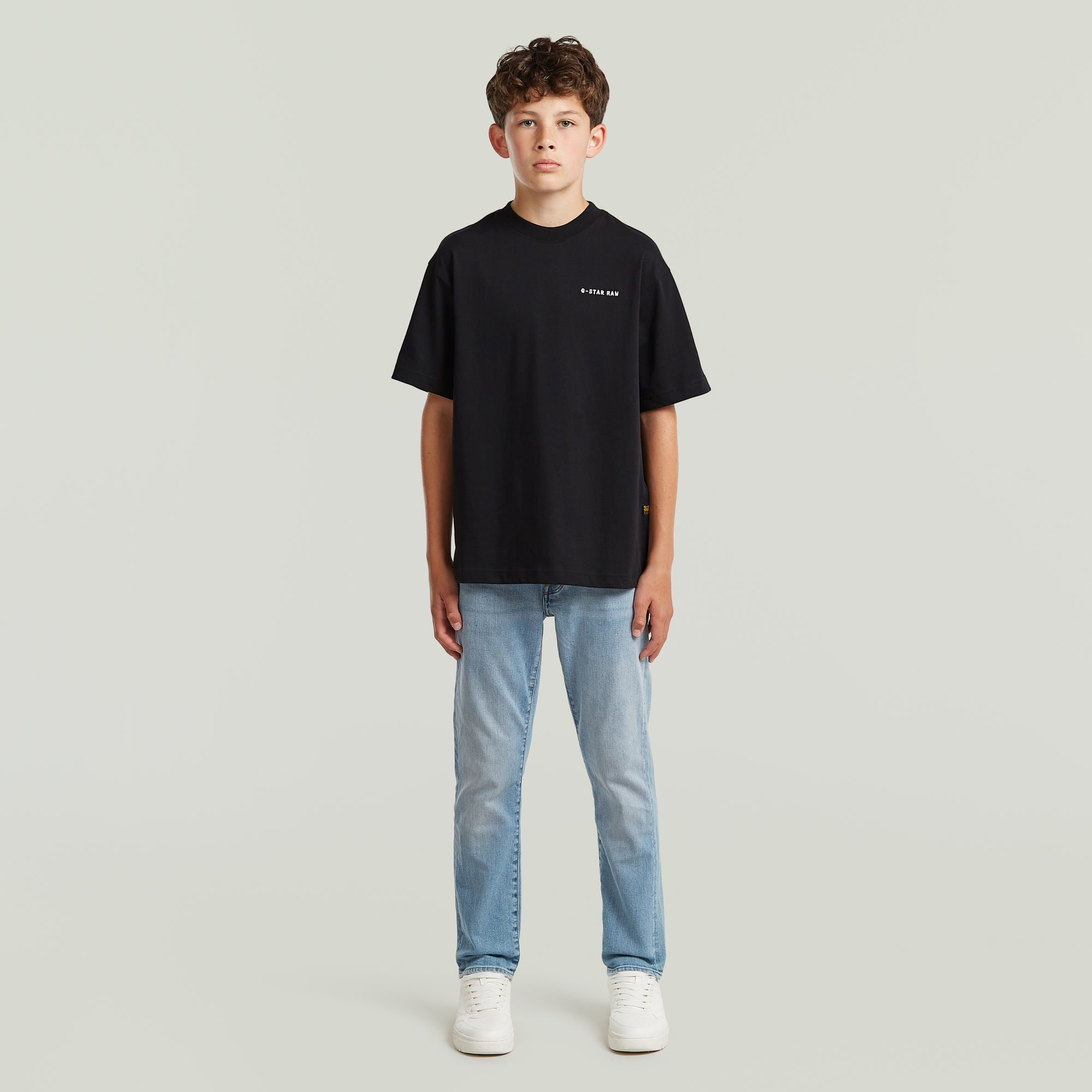 Thumbnail - Boys Oversized T-Shirt - Schwarz - jungen