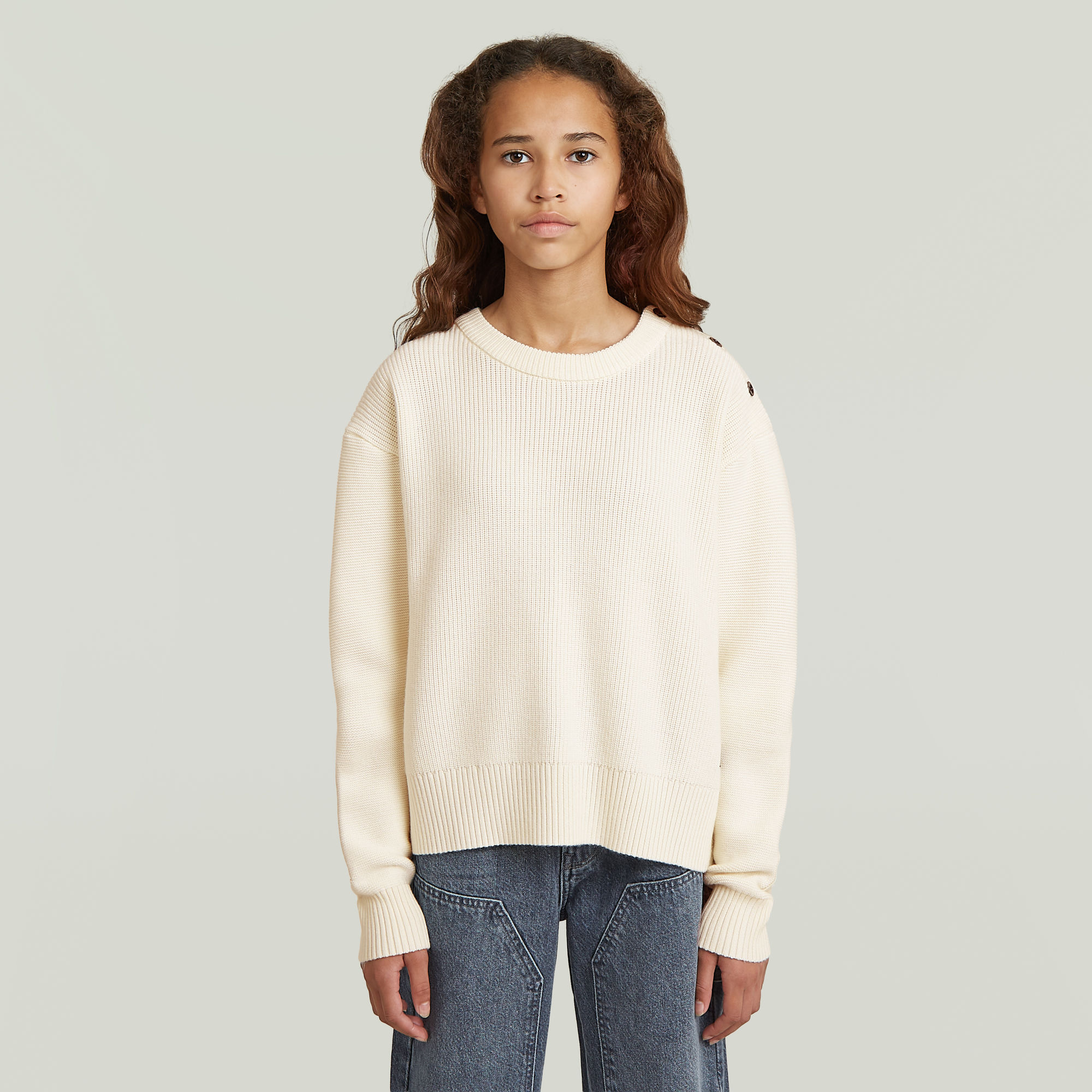 

Vest Fisherman Crop voor meisjes - Wit - meisjes