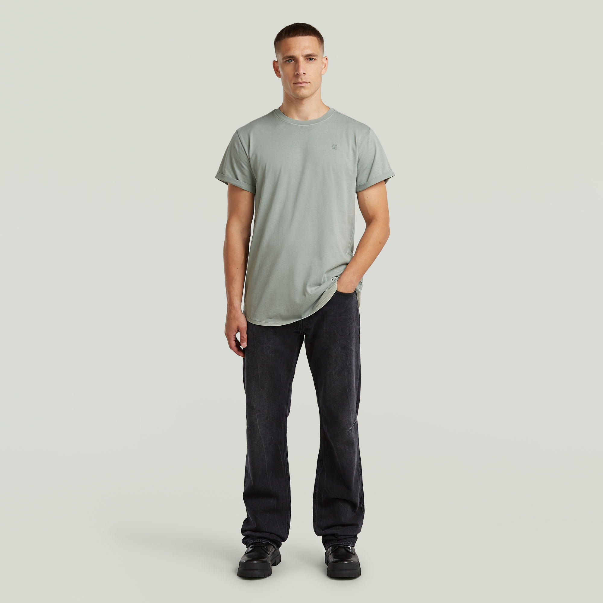 Thumbnail - Lash T-Shirt - Hellblau - Herren