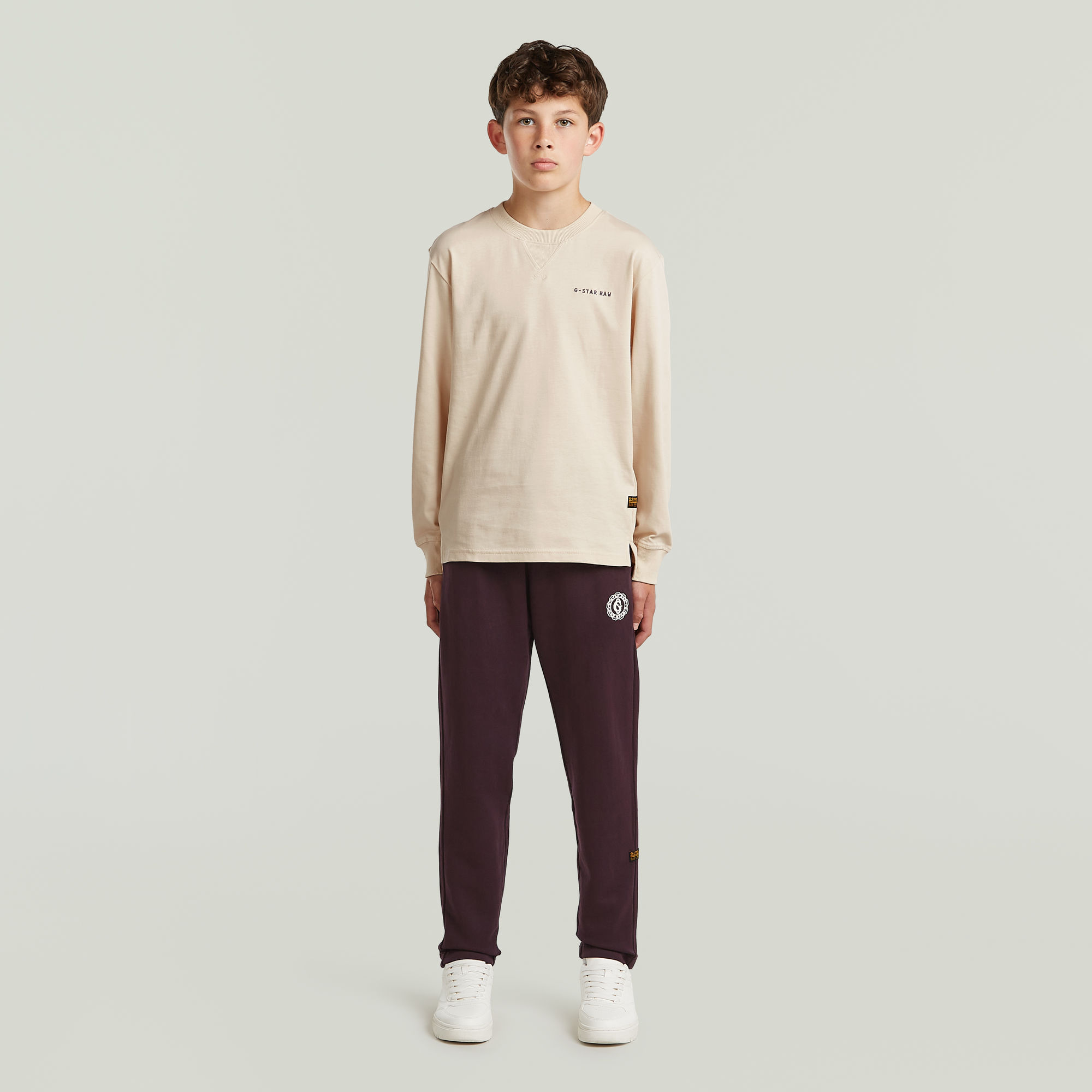 Thumbnail - Boys CAM Sweatpant - Braun - jungen