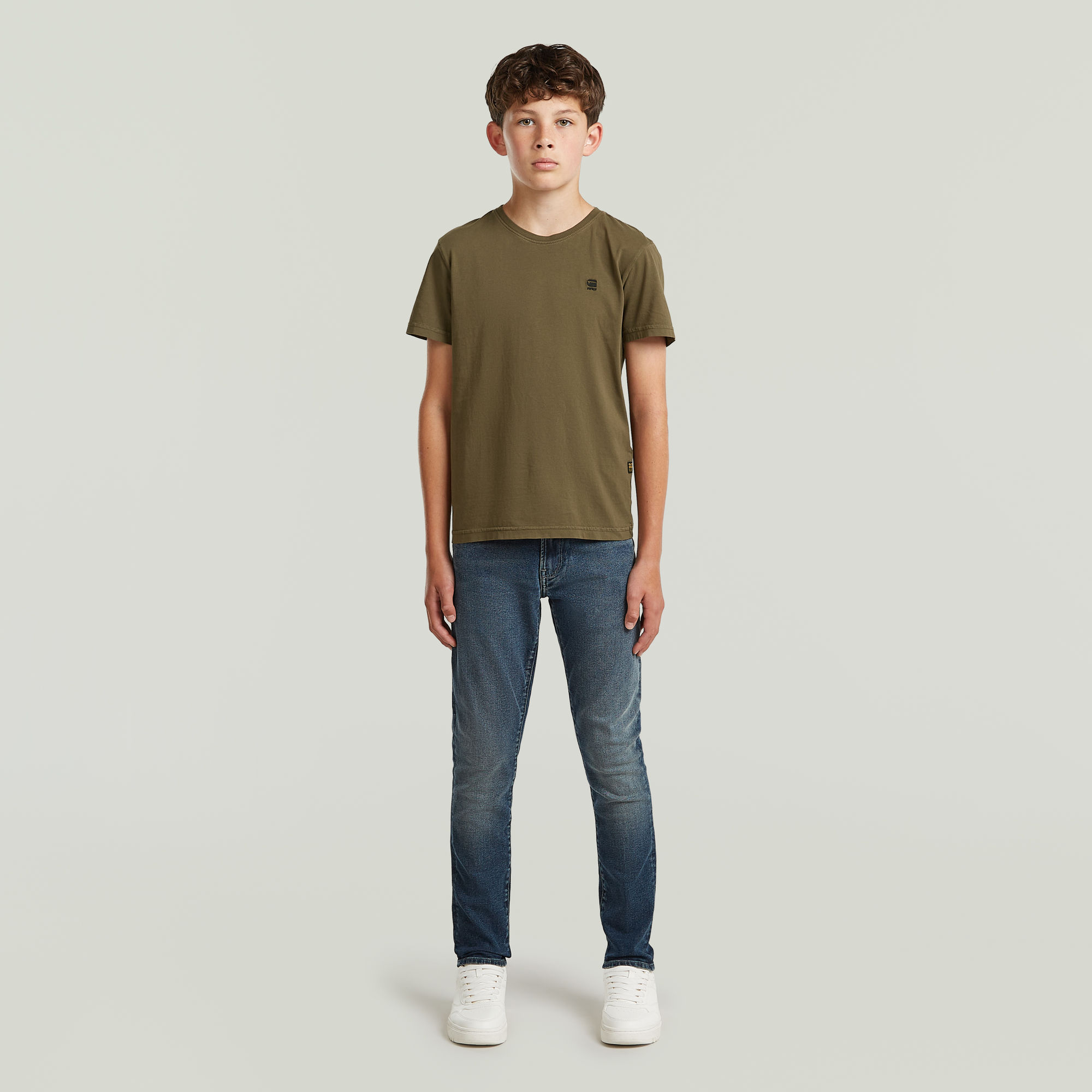 Thumbnail - Boys Base T-Shirt - Grün - jungen
