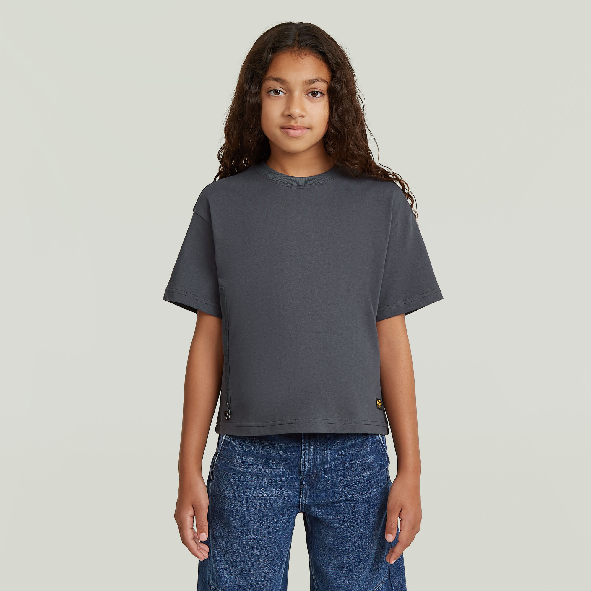 

Girls Carabiner Top - Dunkelblau - mädchen