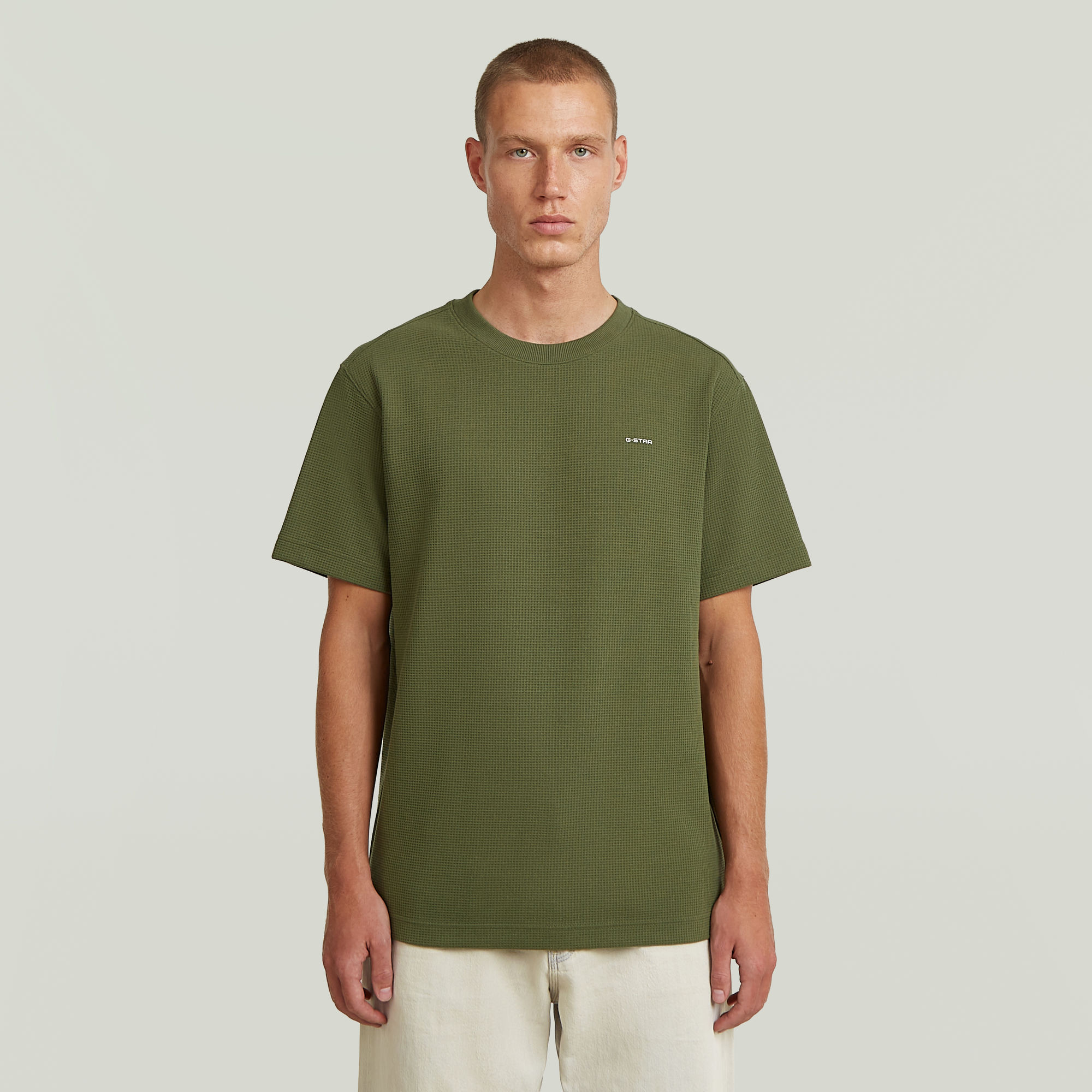 

True Regular Structured T-Shirt - Green - Men
